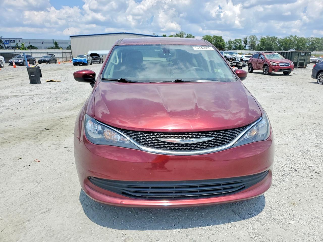 2017 Chrysler Pacifica Lx Burgundy vin: 2C4RC1CG3HR723162