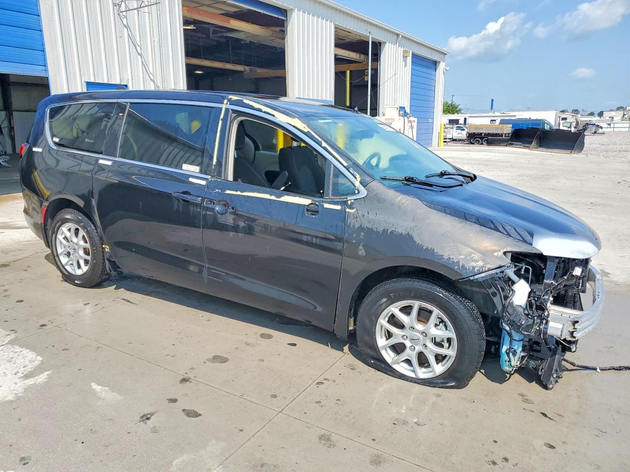 2022 Chrysler Voyager Lx Black vin: 2C4RC1CG3NR203460