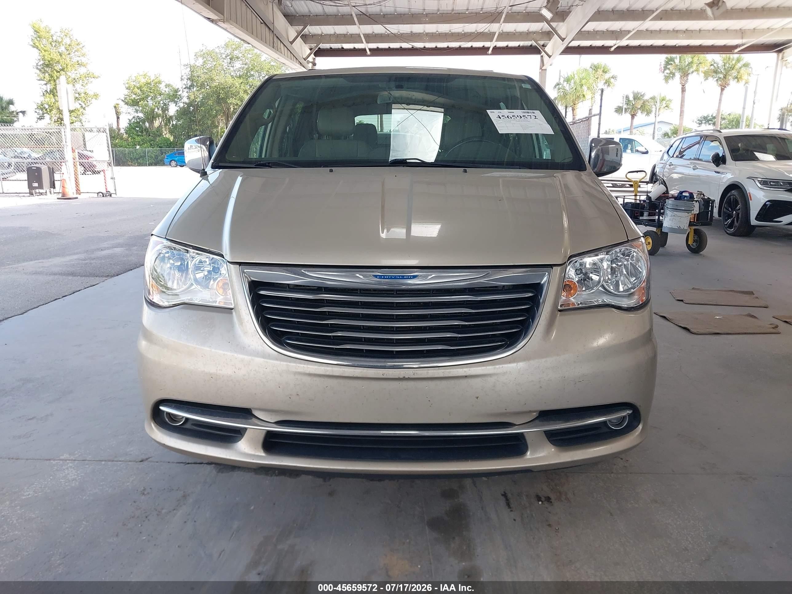 2012 Chrysler Town & Country Touring-l Золотой vin: 2C4RC1CG4CR237212