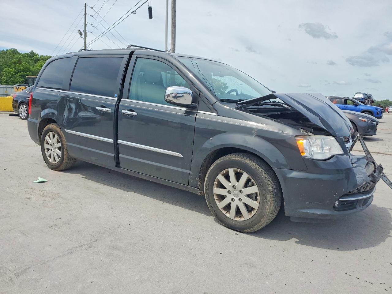 2012 Chrysler Town & Country Touring L Black vin: 2C4RC1CG4CR297281