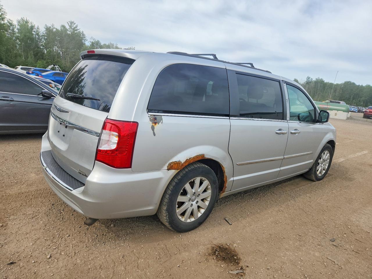 2012 Chrysler Town & Country Touring L Silver vin: 2C4RC1CG4CR323166