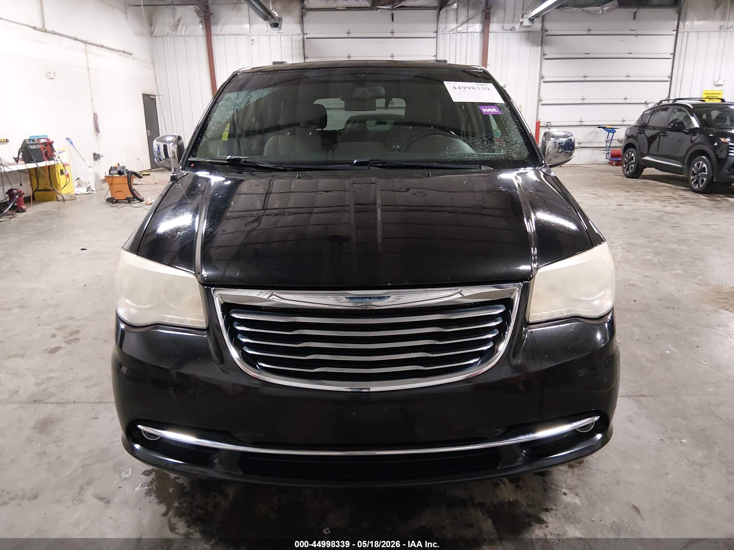 2012 Chrysler Town & Country Touring-l Черный vin: 2C4RC1CG4CR416575