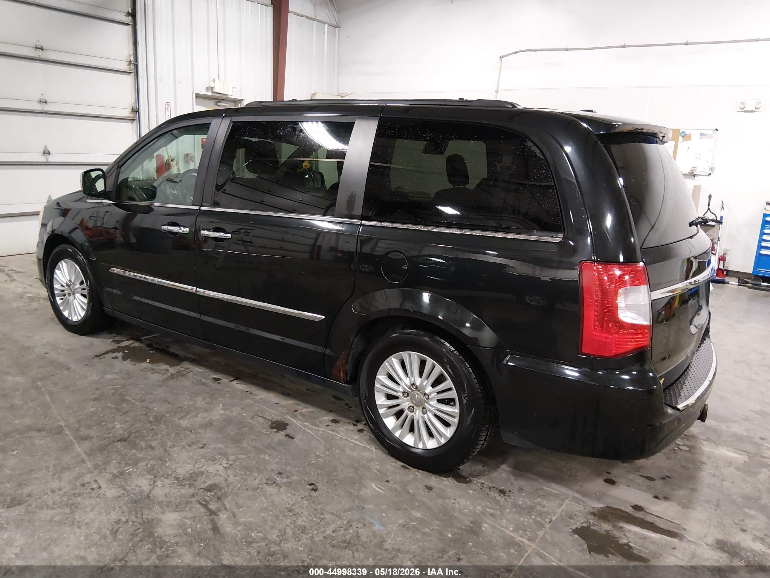 2012 Chrysler Town & Country Touring-l Черный vin: 2C4RC1CG4CR416575