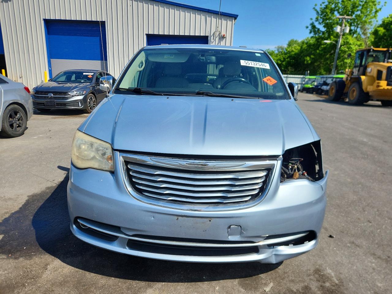 2013 Chrysler Town & Country Touring L Синий vin: 2C4RC1CG4DR569037