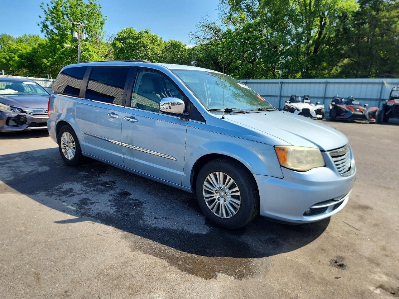2013 Chrysler Town & Country Touring L Синий vin: 2C4RC1CG4DR569037