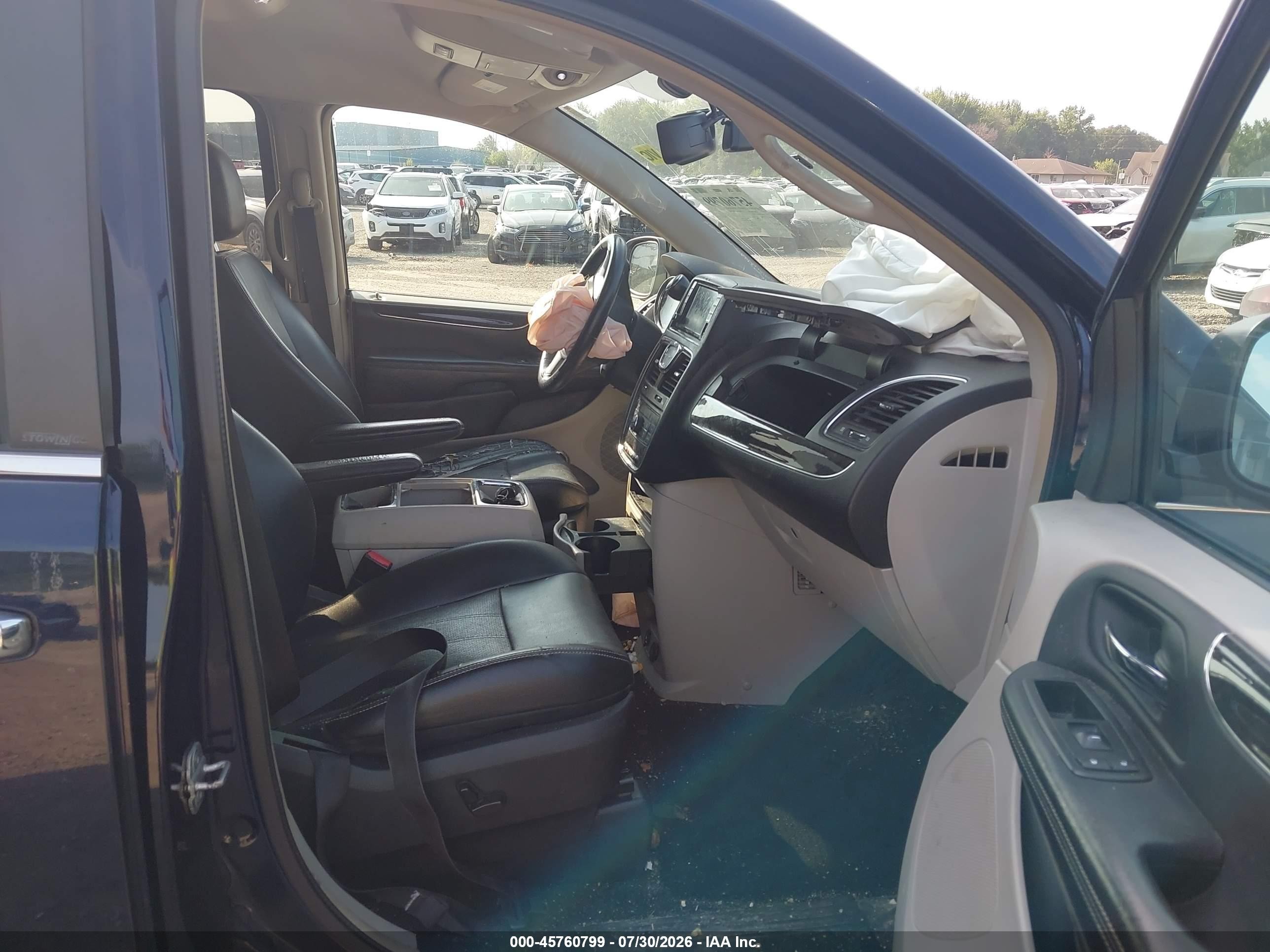 2013 Chrysler Town & Country Touring-l Dark Blue vin: 2C4RC1CG4DR757685
