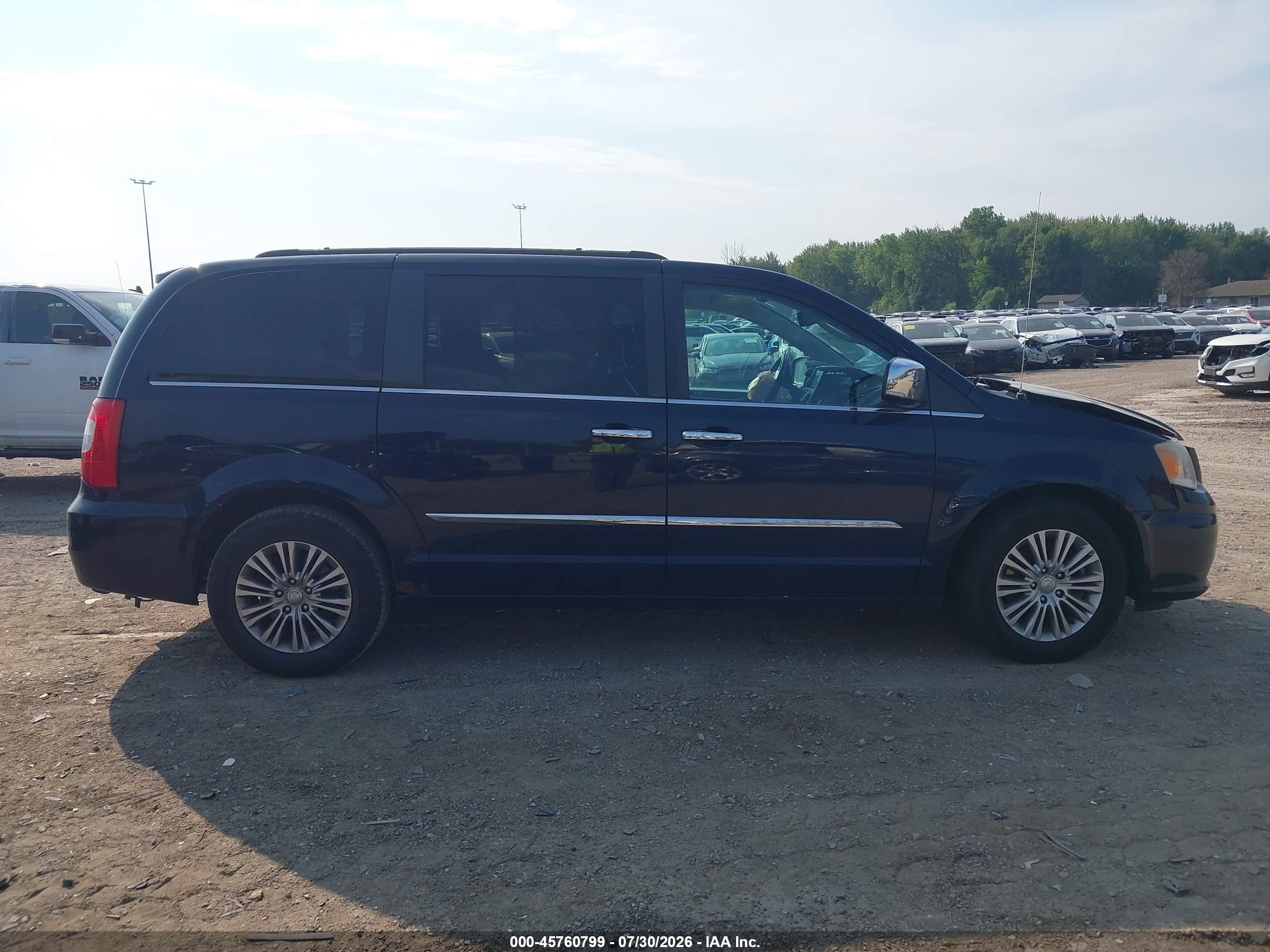 2013 Chrysler Town & Country Touring-l Dark Blue vin: 2C4RC1CG4DR757685