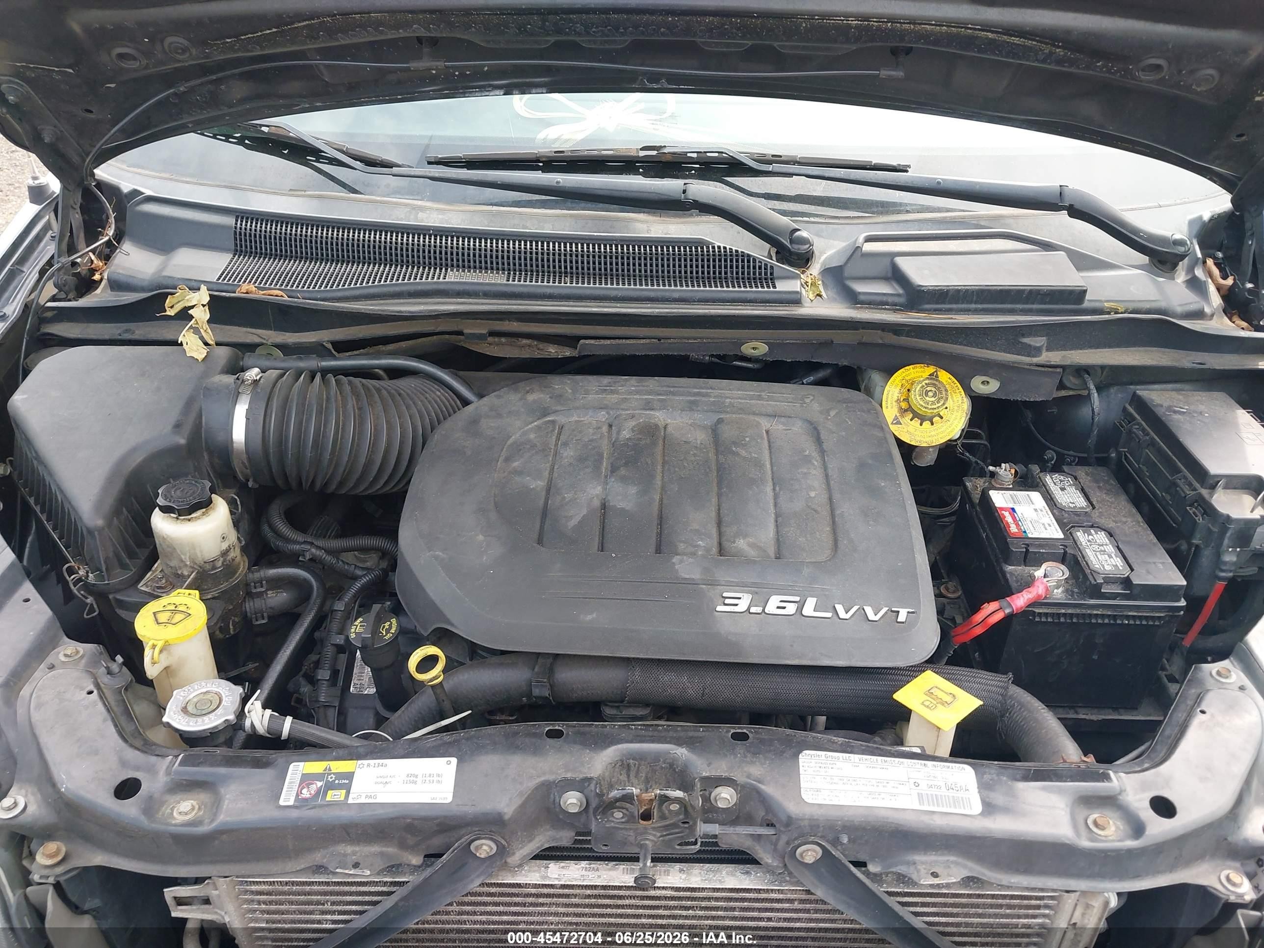 2013 Chrysler Town & Country Touring-l Black vin: 2C4RC1CG4DR805234