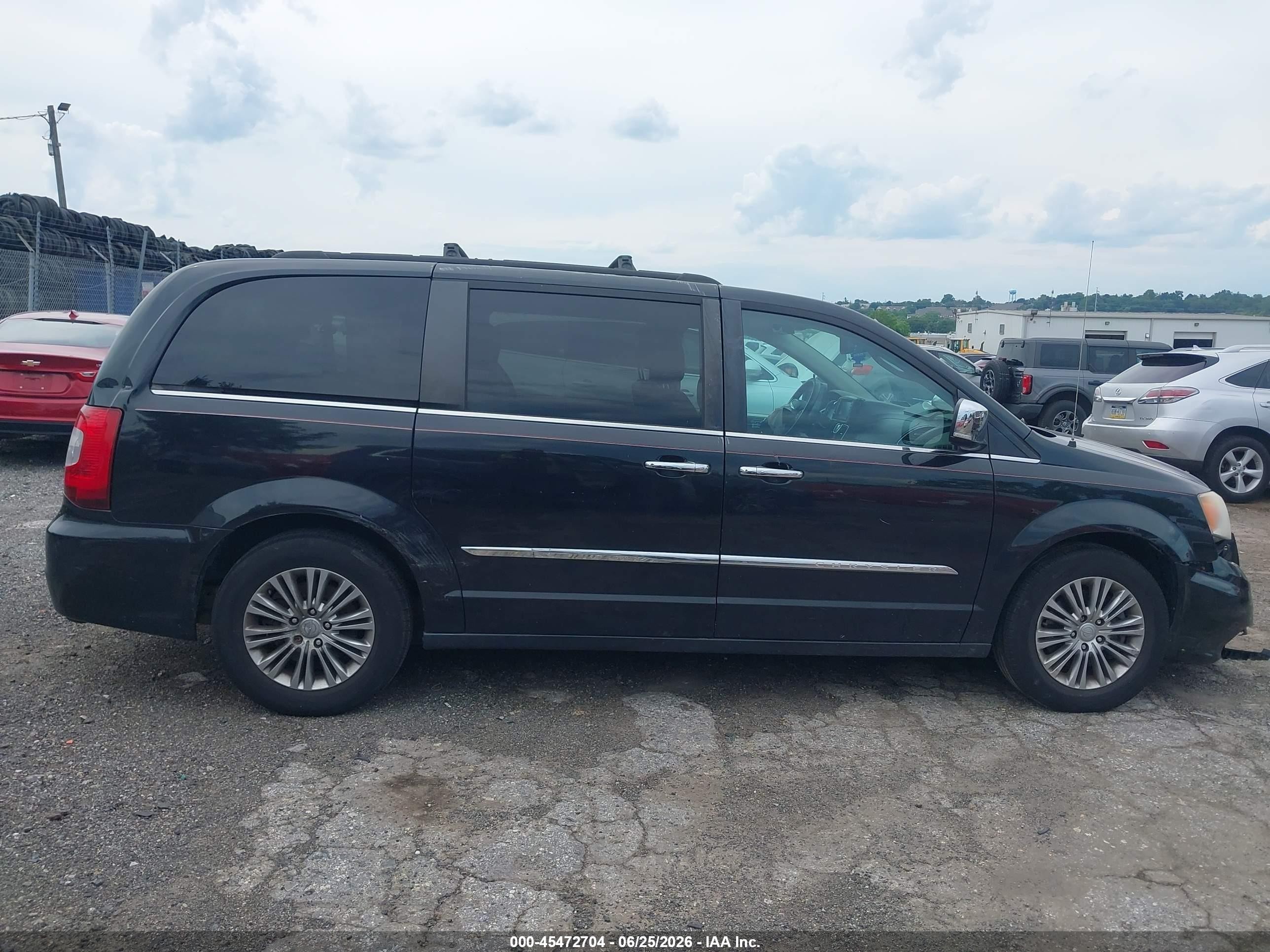 2013 Chrysler Town & Country Touring-l Black vin: 2C4RC1CG4DR805234