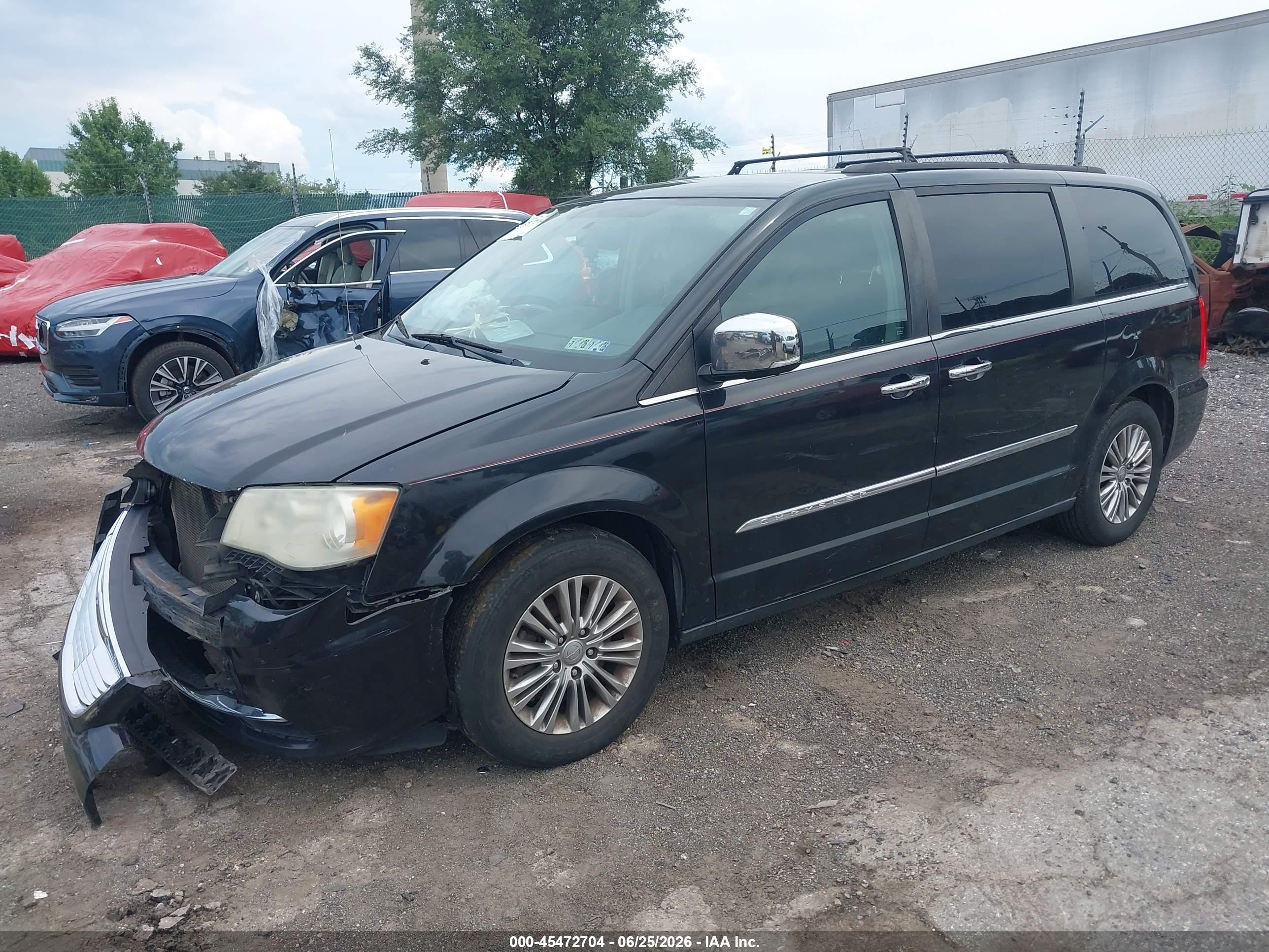 2013 Chrysler Town & Country Touring-l Black vin: 2C4RC1CG4DR805234