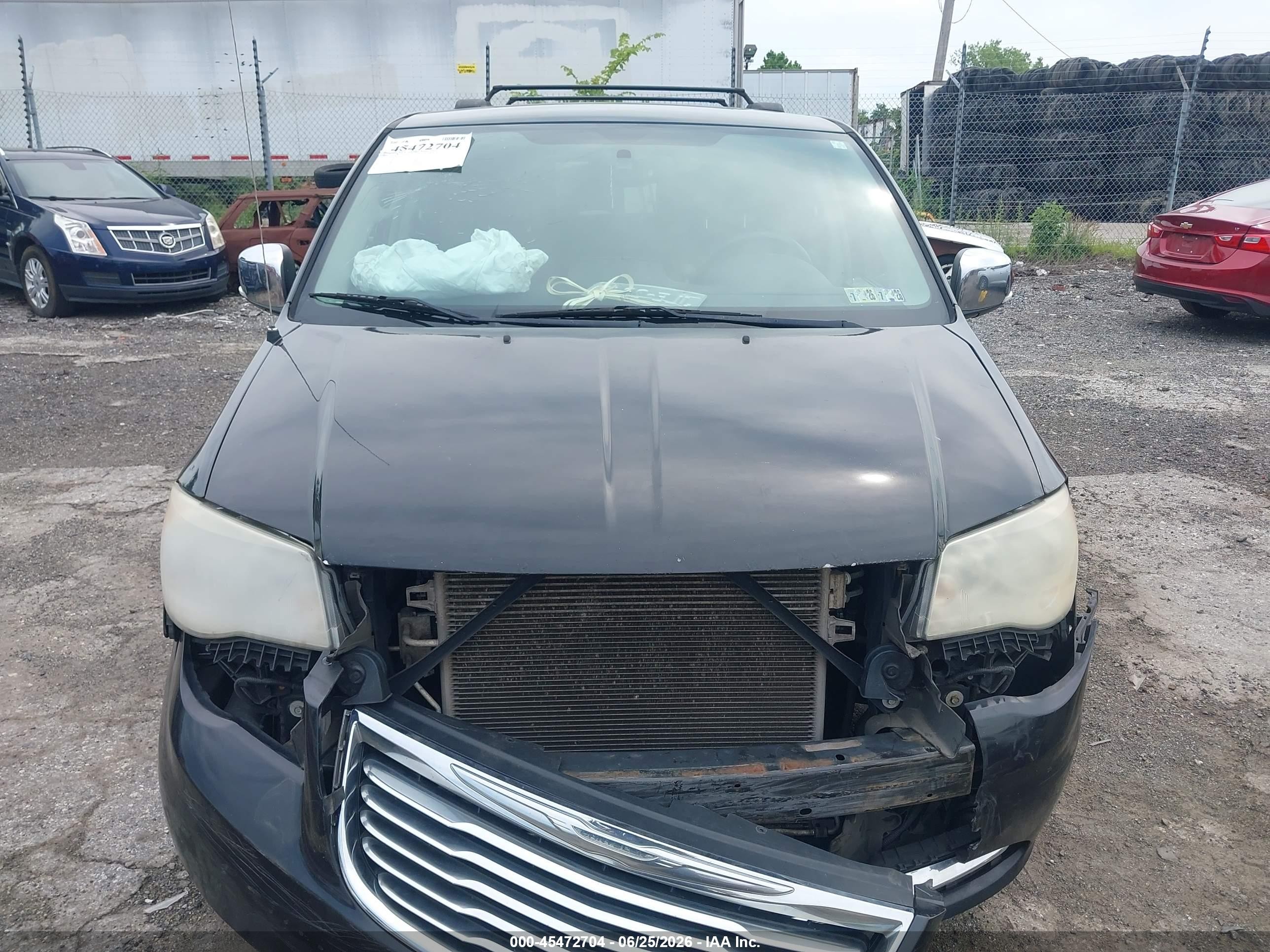 2013 Chrysler Town & Country Touring-l Black vin: 2C4RC1CG4DR805234