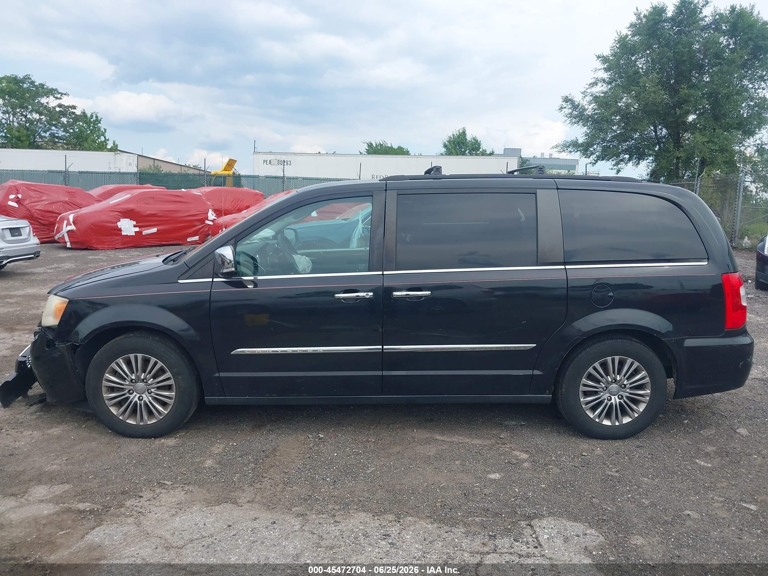 2013 Chrysler Town & Country Touring-l Black vin: 2C4RC1CG4DR805234