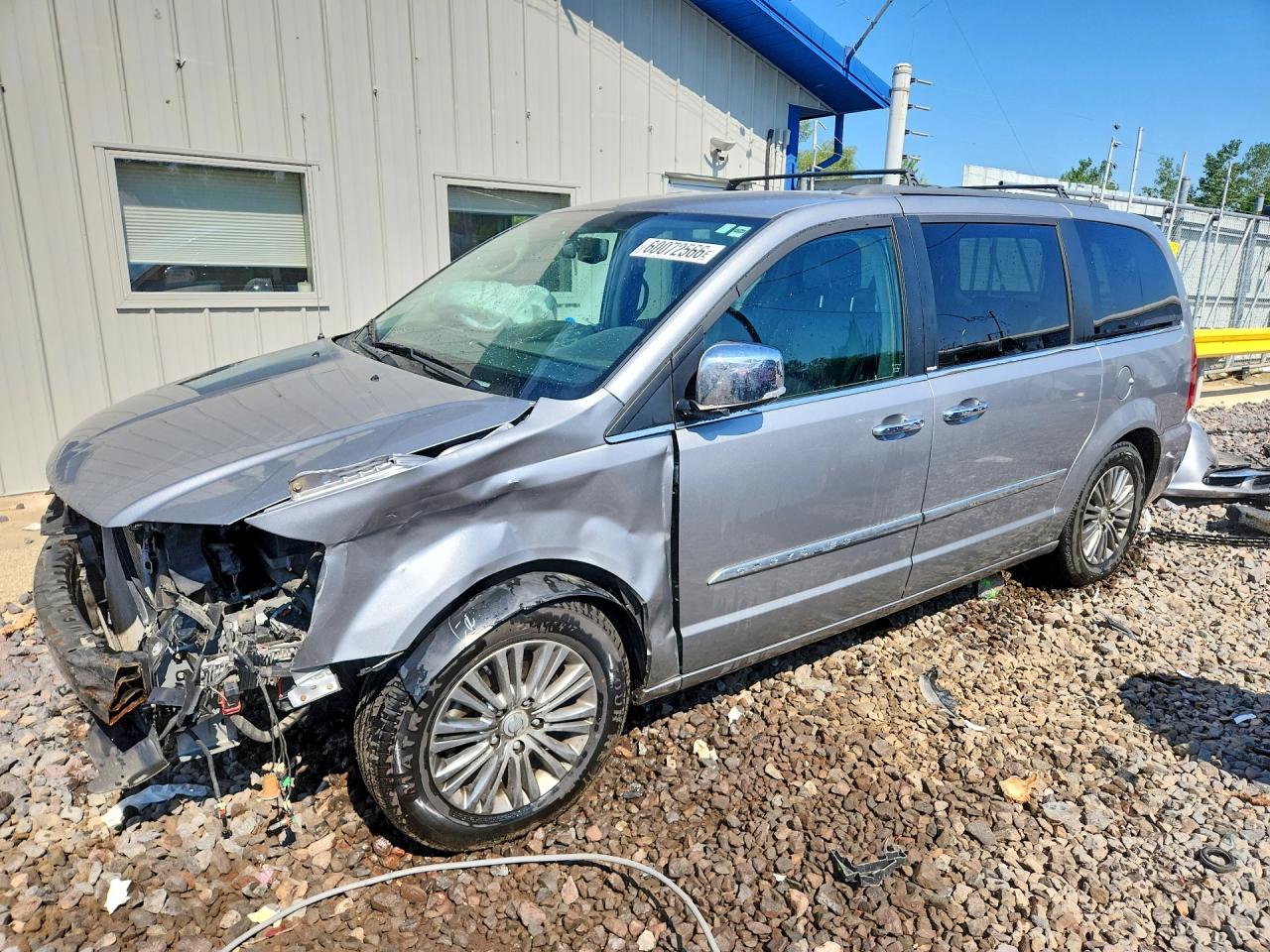 2014 Chrysler Town & Country Touring L Серебряный vin: 2C4RC1CG4ER147691