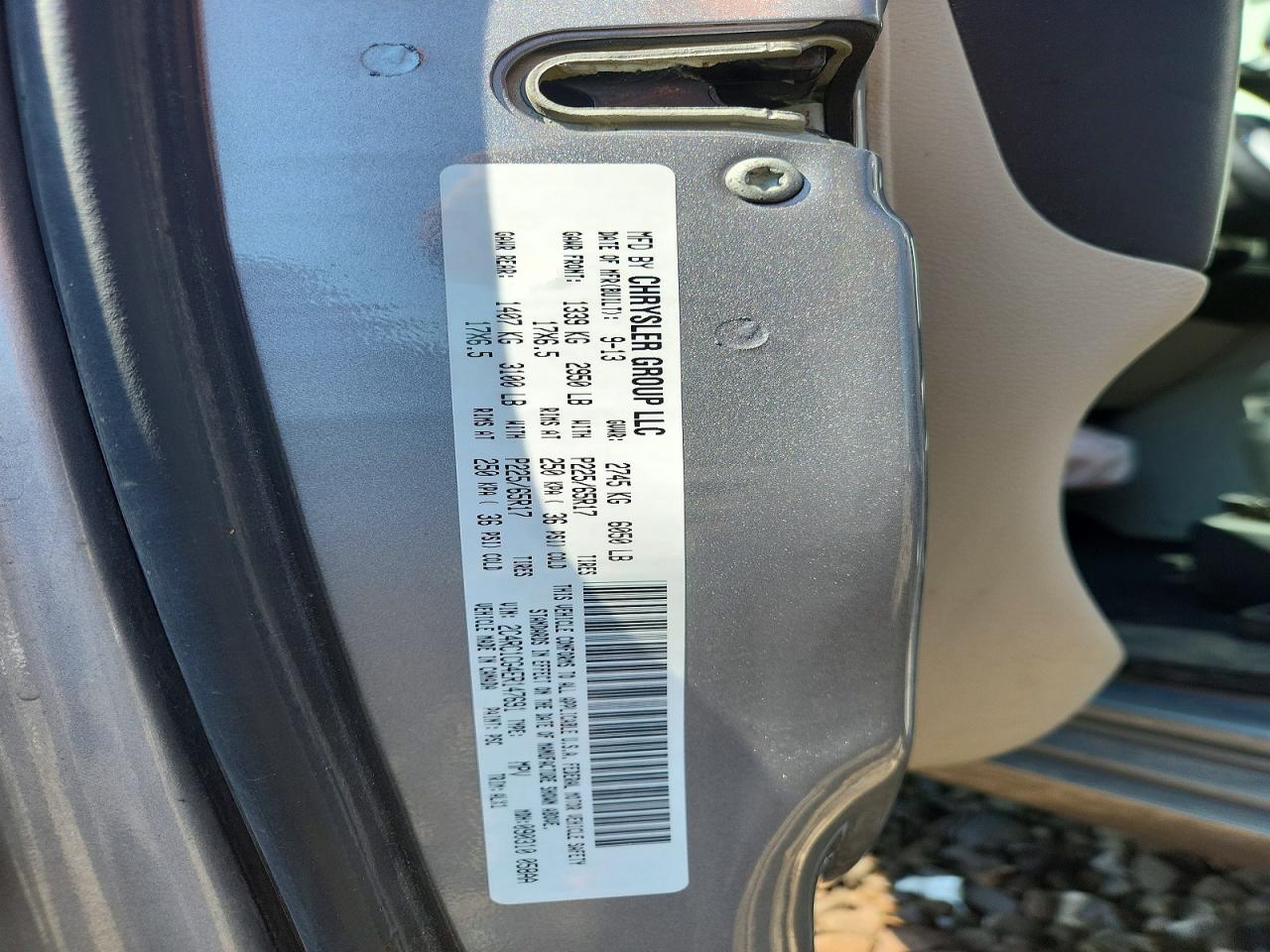 2014 Chrysler Town & Country Touring L Silver vin: 2C4RC1CG4ER147691