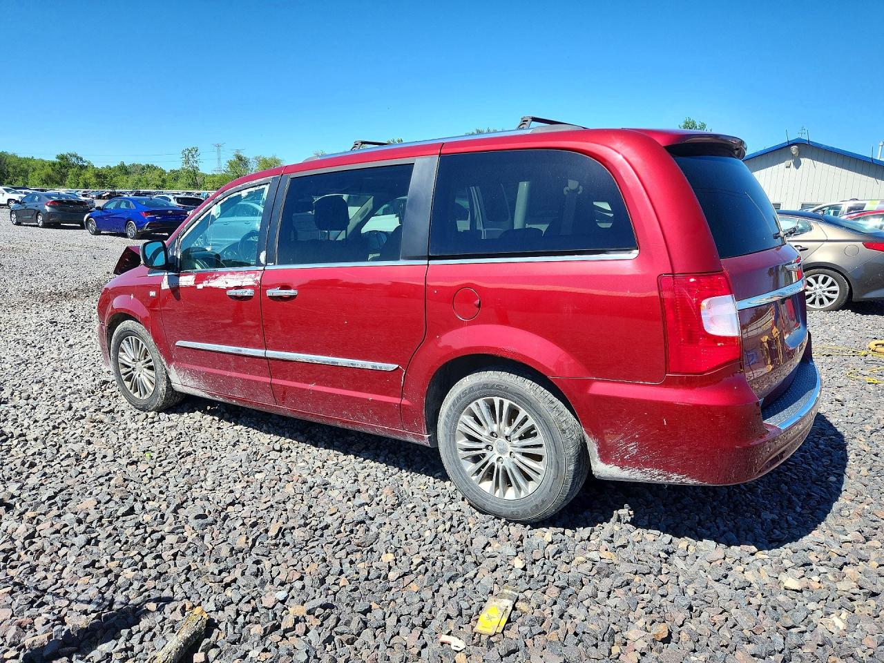 2014 Chrysler Town & Country Touring L Red vin: 2C4RC1CG4ER189407