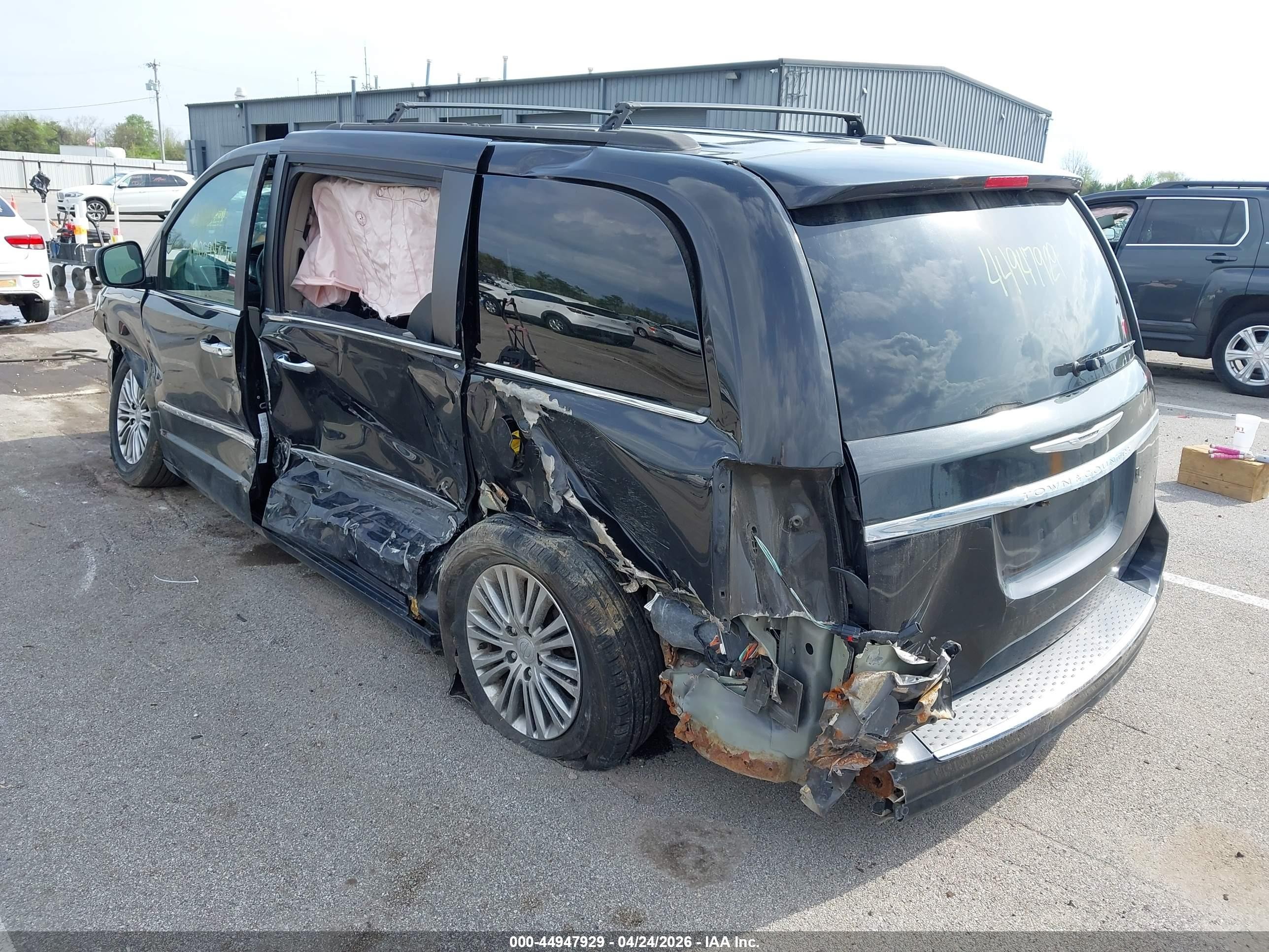 2014 Chrysler Town & Country Touring-l Черный vin: 2C4RC1CG4ER251873