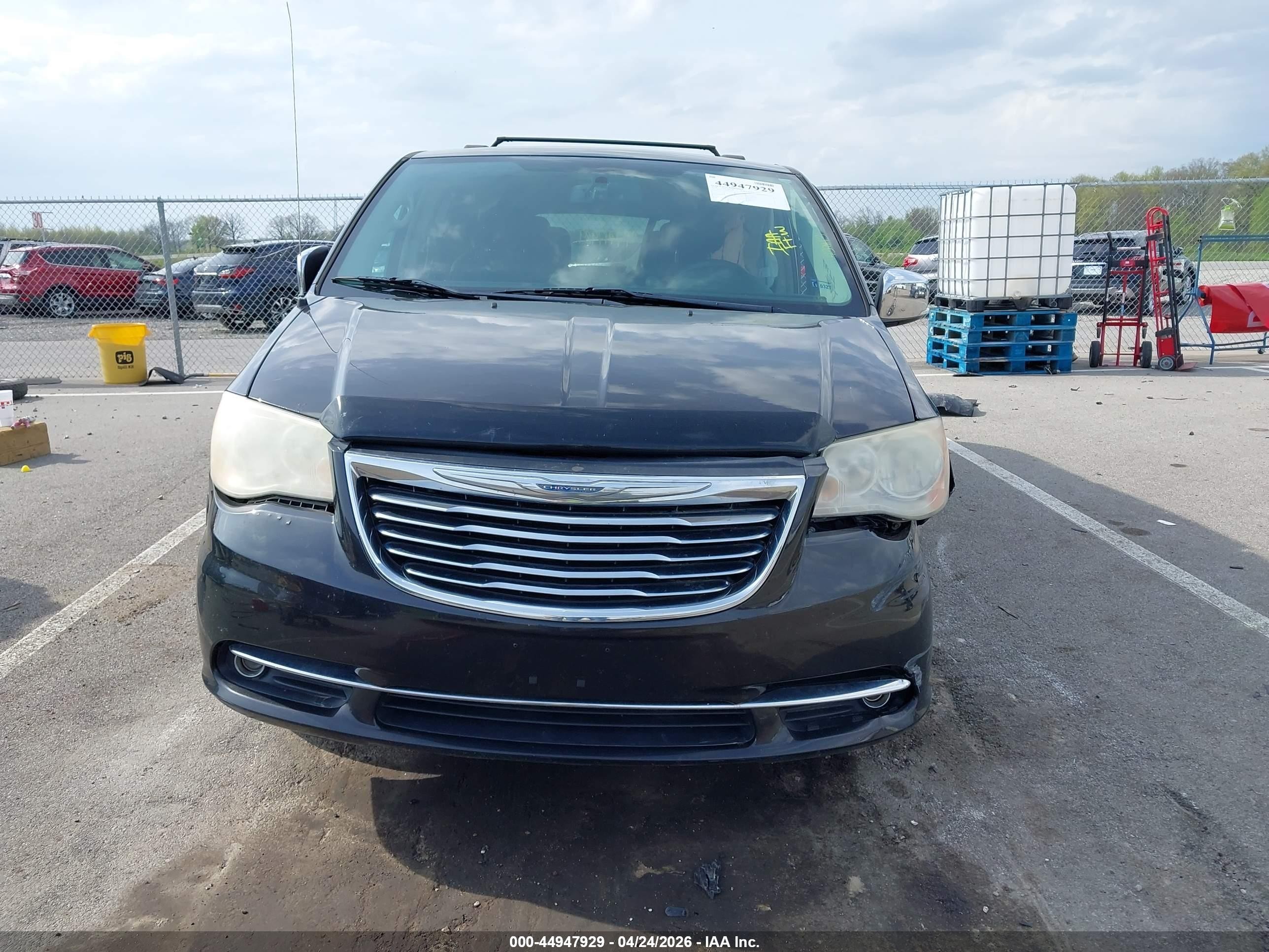 2014 Chrysler Town & Country Touring-l Черный vin: 2C4RC1CG4ER251873