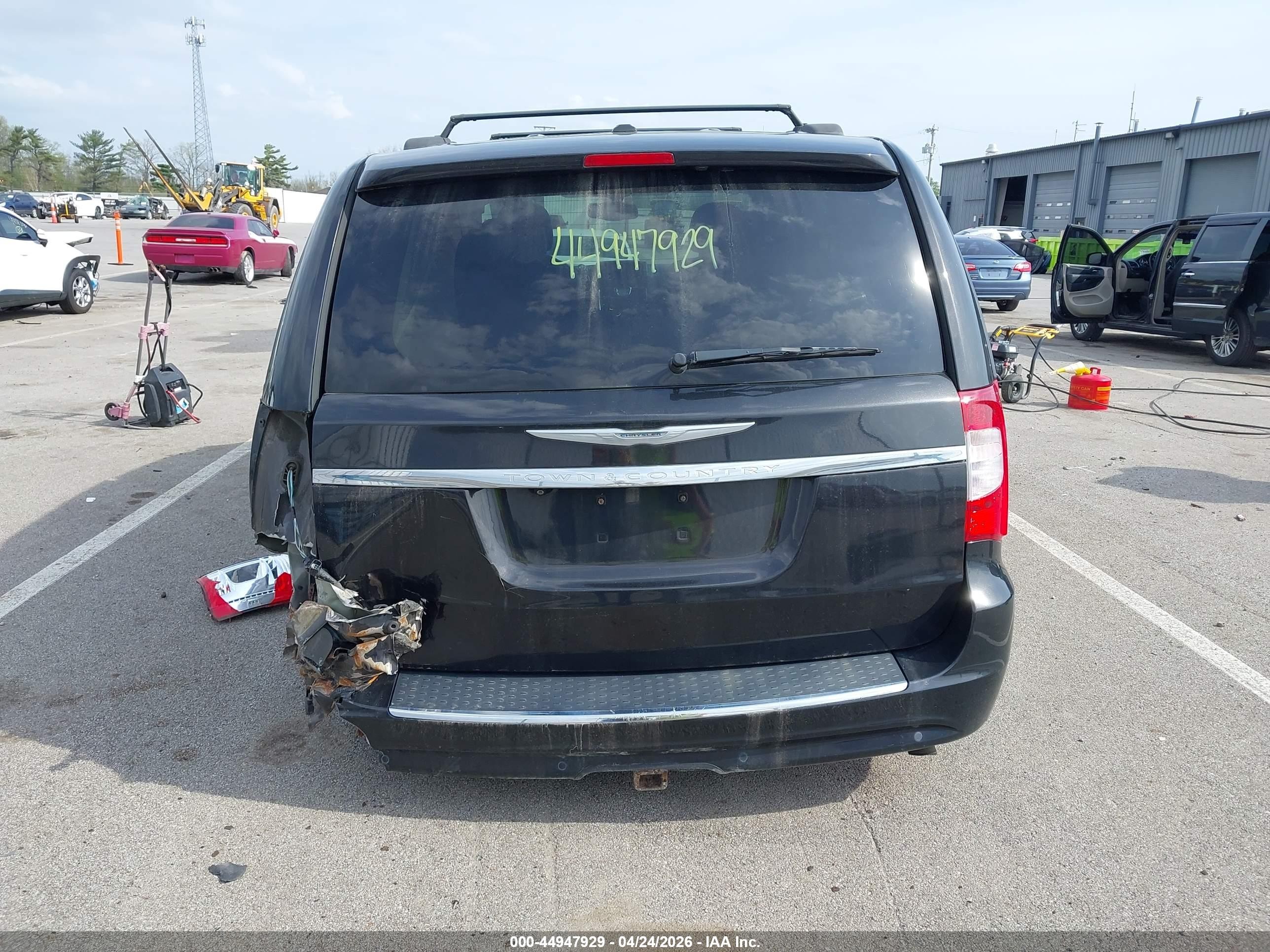 2014 Chrysler Town & Country Touring-l Черный vin: 2C4RC1CG4ER251873