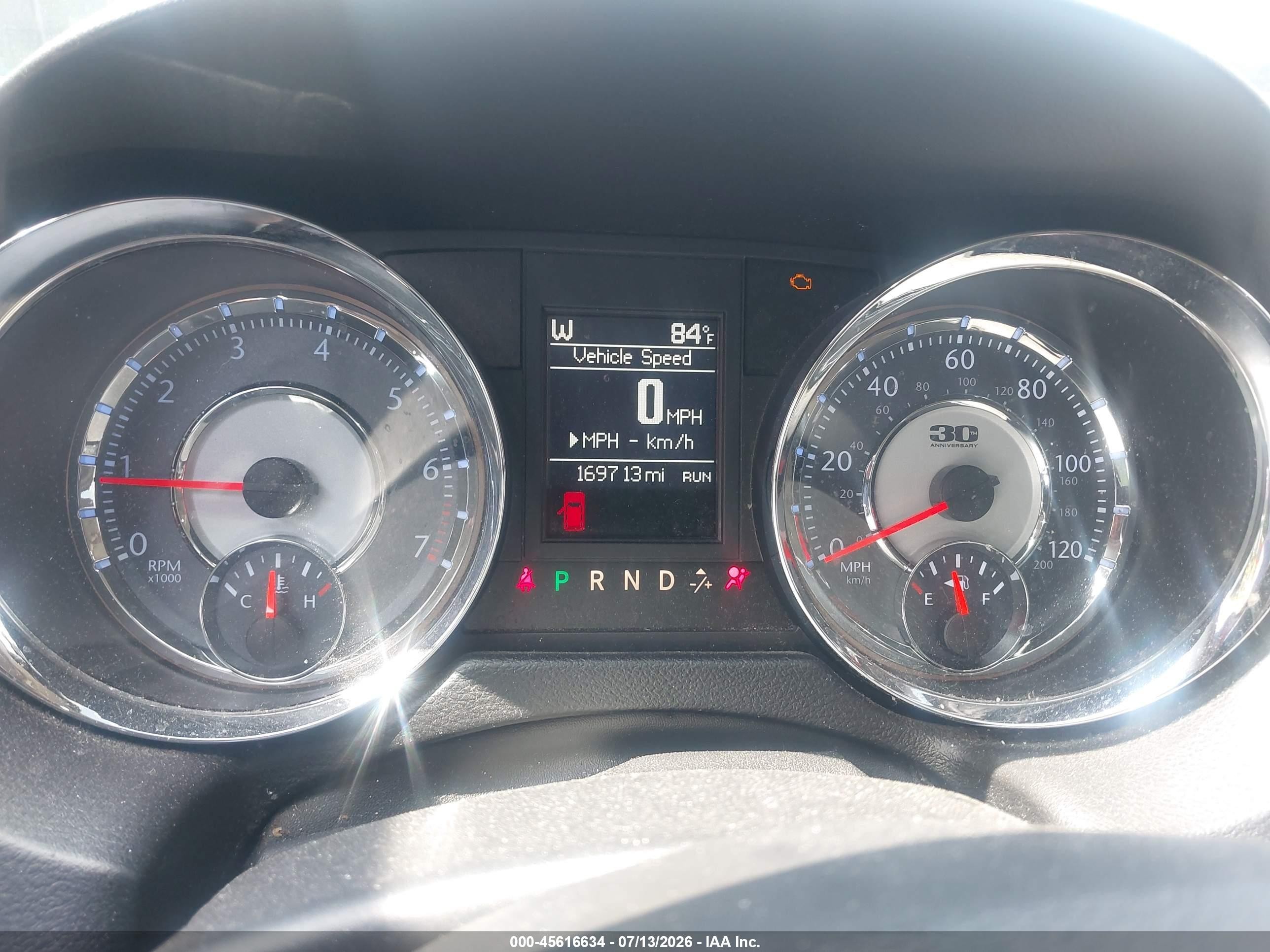 2014 Chrysler Town & Country Touring-l 30th Anniversary Gray vin: 2C4RC1CG4ER310999
