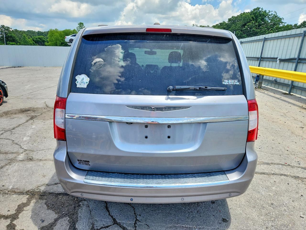 2014 Chrysler Town & Country Touring L Silver vin: 2C4RC1CG4ER319895