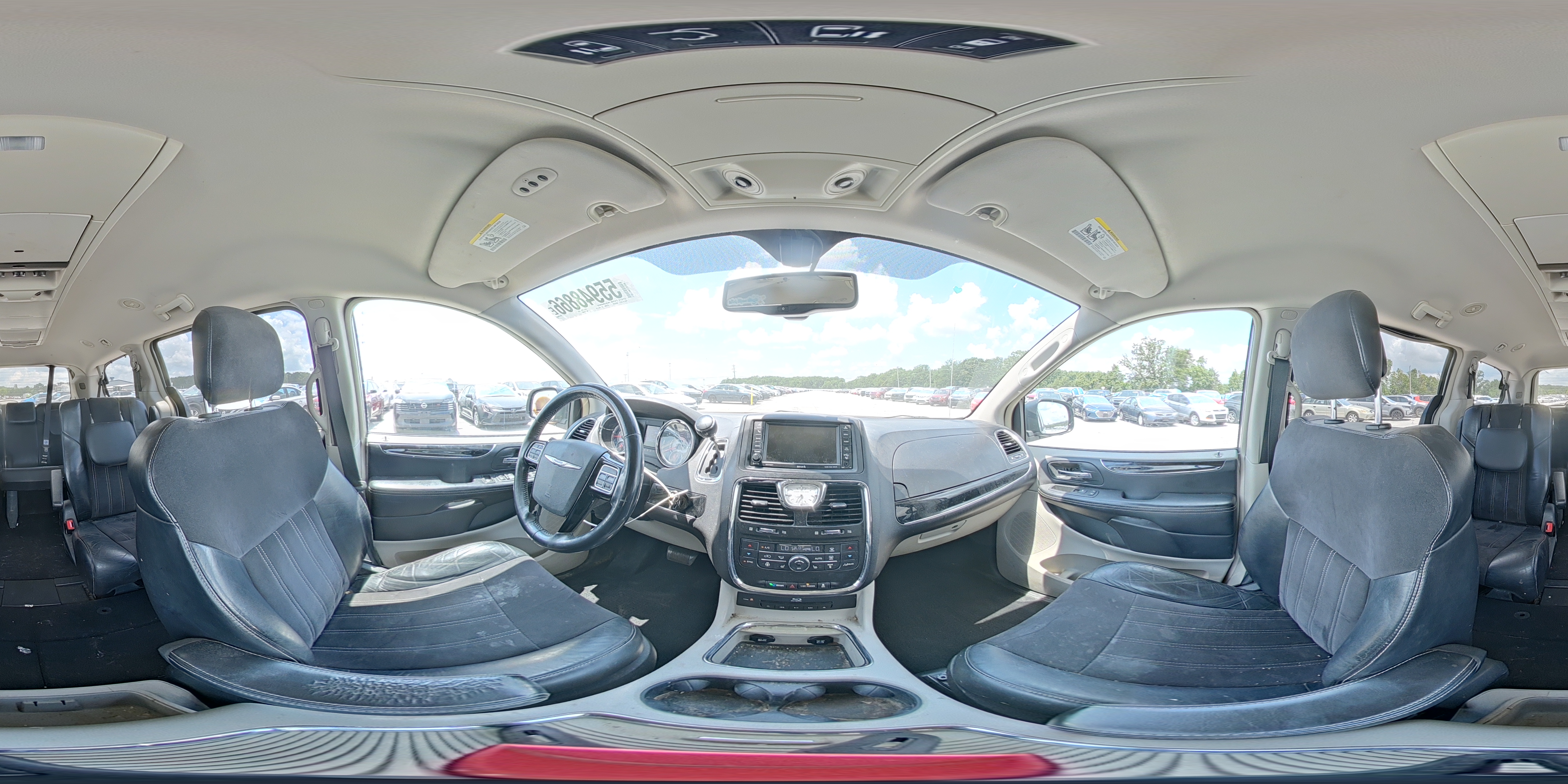 2014 Chrysler Town & Country Touring L Silver vin: 2C4RC1CG4ER319895