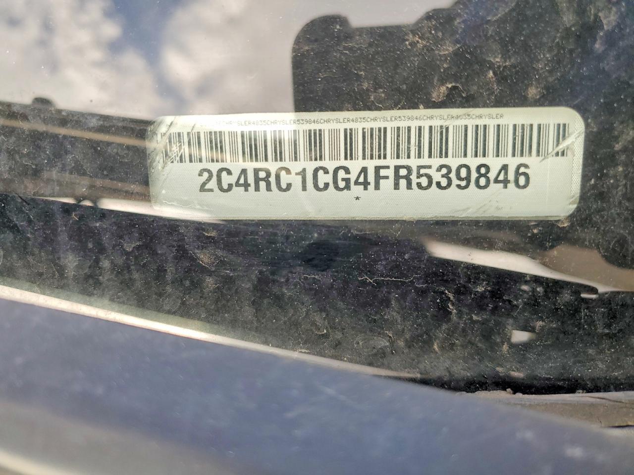 2015 Chrysler Town & Country Touring L Gold vin: 2C4RC1CG4FR539846