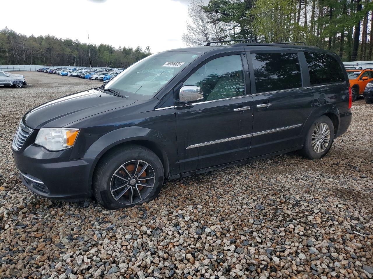 2015 Chrysler Town & Country Touring L Черный vin: 2C4RC1CG4FR573429