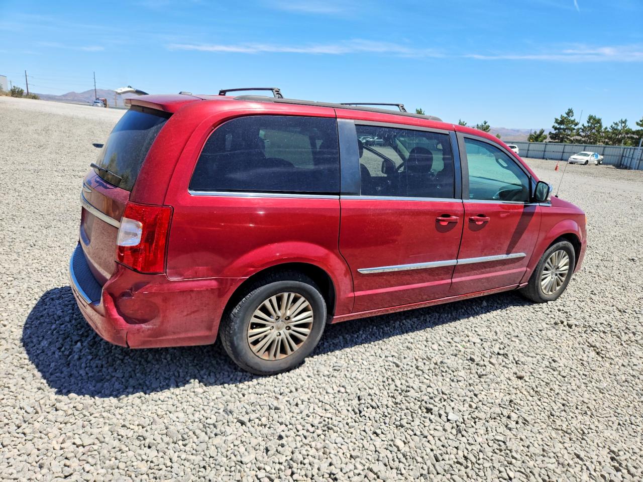 2015 Chrysler Town & Country Touring L Бордовый vin: 2C4RC1CG4FR588691