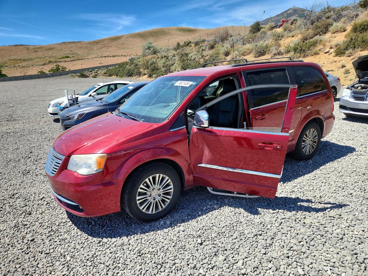 2015 Chrysler Town & Country Touring L Бордовый vin: 2C4RC1CG4FR588691
