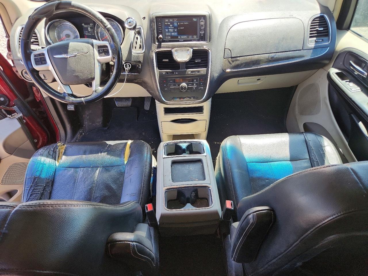 2015 Chrysler Town & Country Touring L Бордовый vin: 2C4RC1CG4FR588691