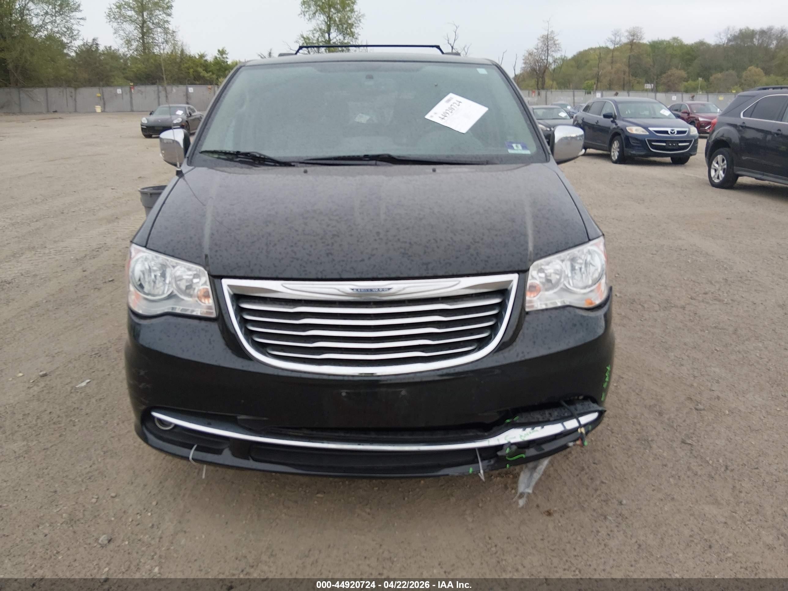 2015 Chrysler Town & Country Touring-l Black vin: 2C4RC1CG4FR729727