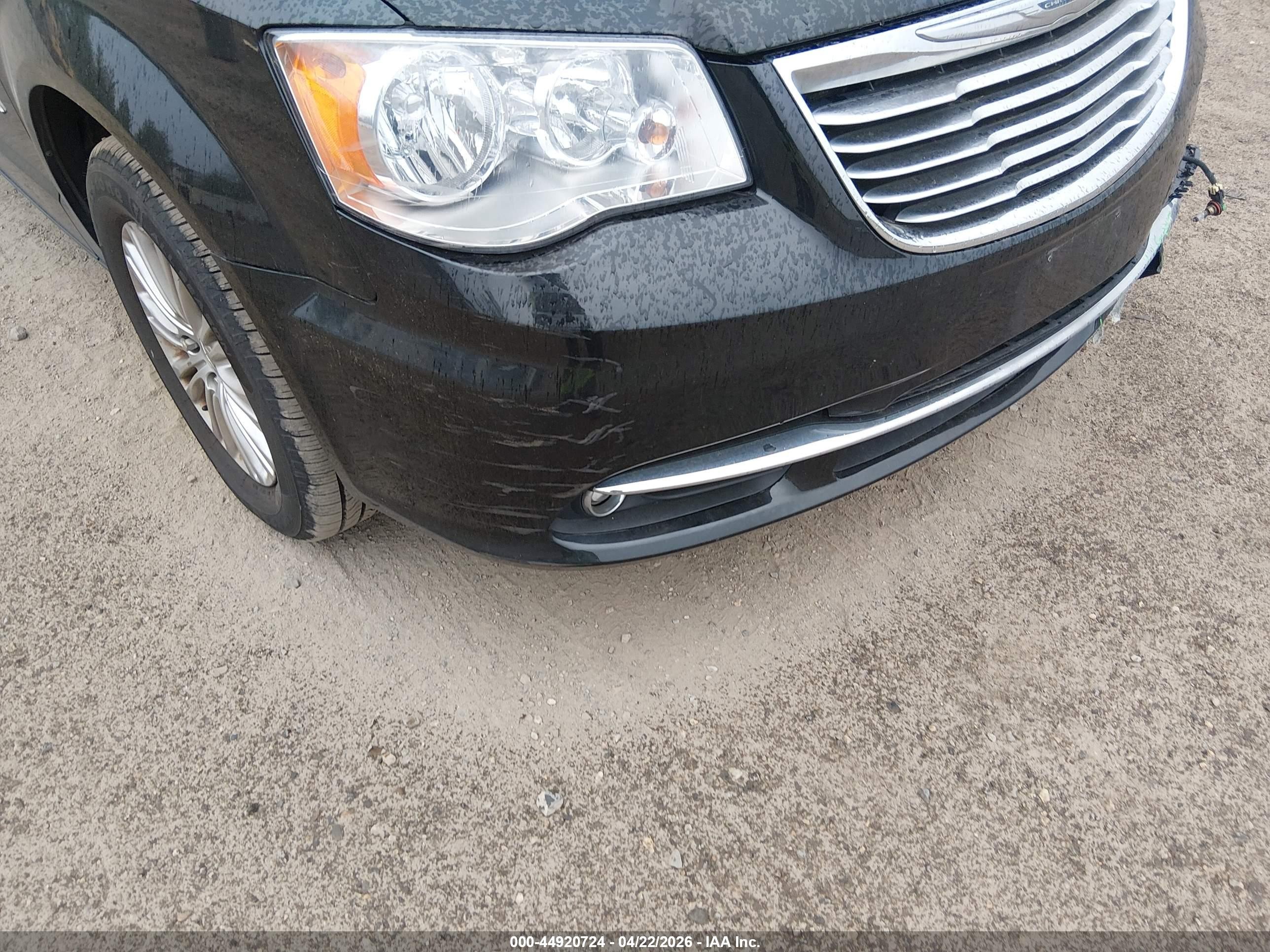 2015 Chrysler Town & Country Touring-l Black vin: 2C4RC1CG4FR729727