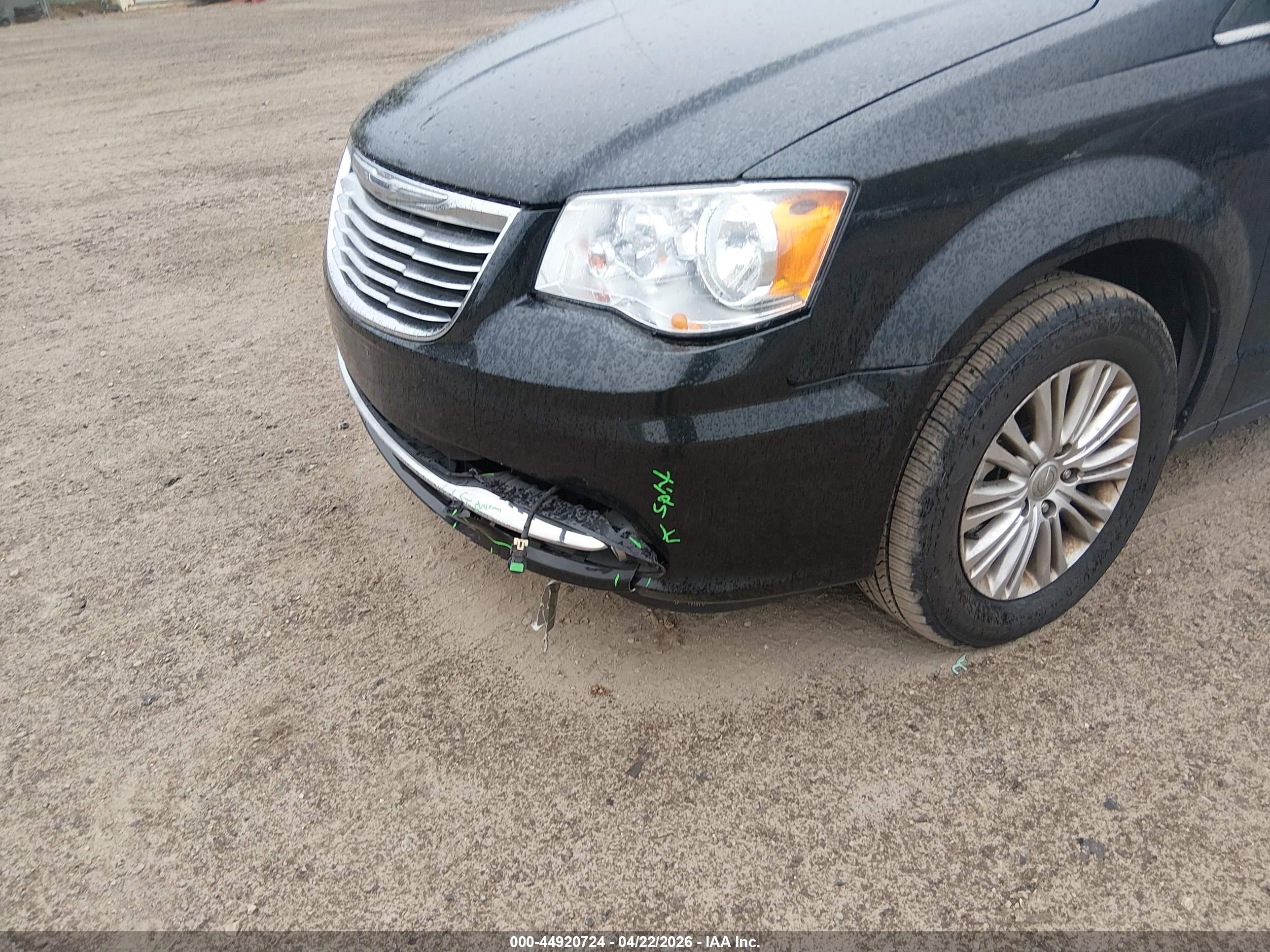 2015 Chrysler Town & Country Touring-l Black vin: 2C4RC1CG4FR729727
