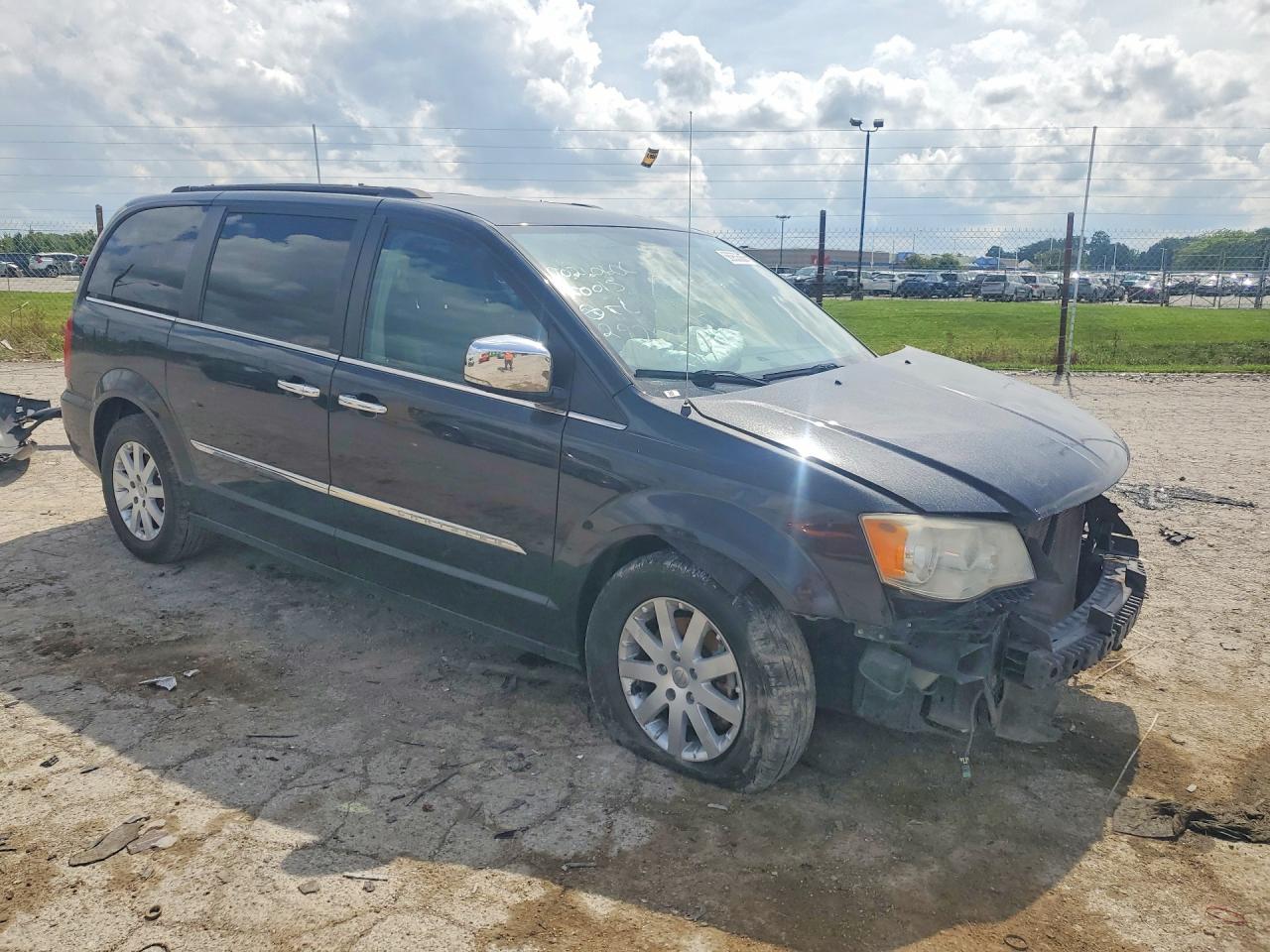 2012 Chrysler Town & Country Touring L Black vin: 2C4RC1CG5CR297614