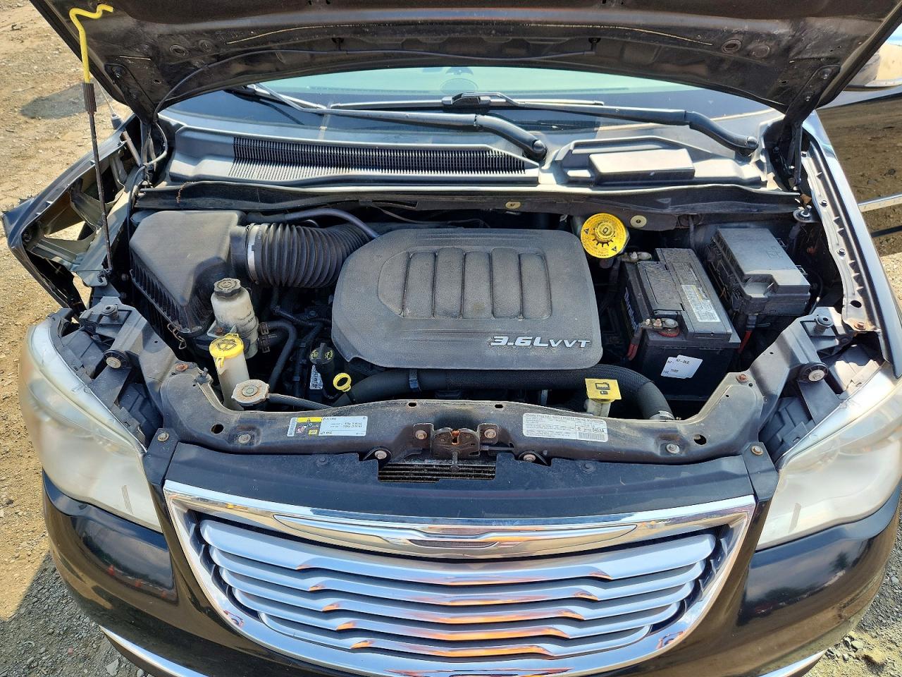 2013 Chrysler Town & Country Touring L Серый vin: 2C4RC1CG5DR769764