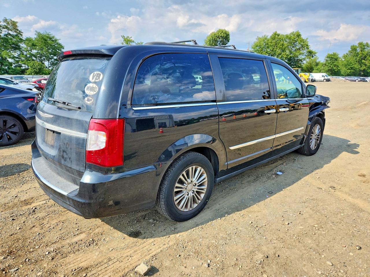 2013 Chrysler Town & Country Touring L Серый vin: 2C4RC1CG5DR769764