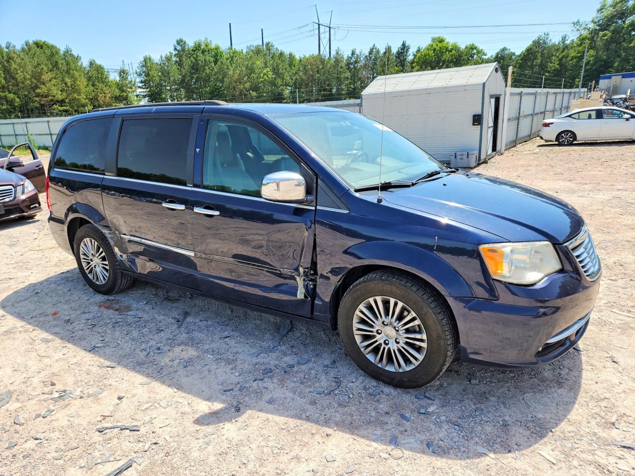 2013 Chrysler Town & Country Touring L Blue vin: 2C4RC1CG5DR816677