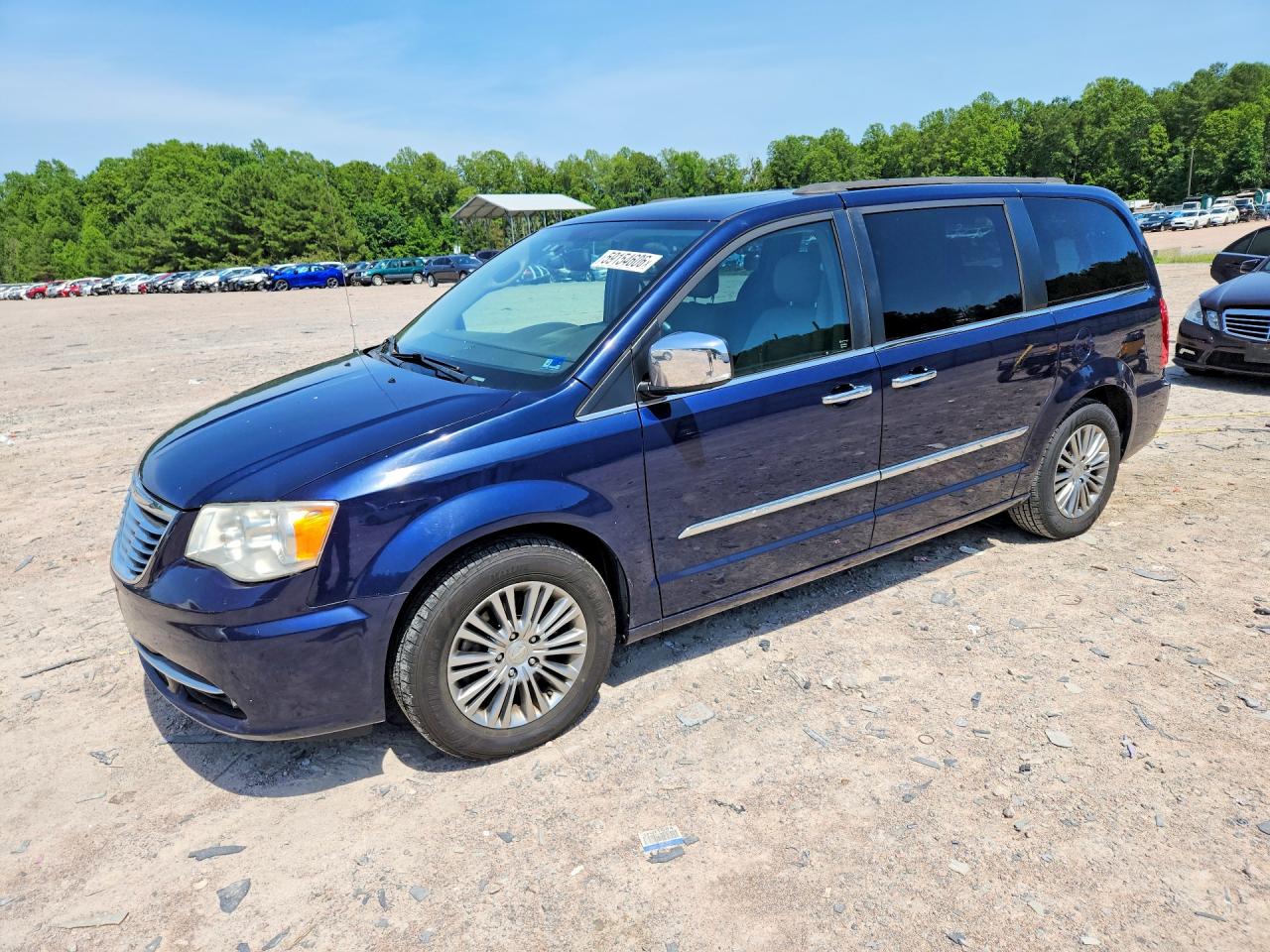 2013 Chrysler Town & Country Touring L Blue vin: 2C4RC1CG5DR816677
