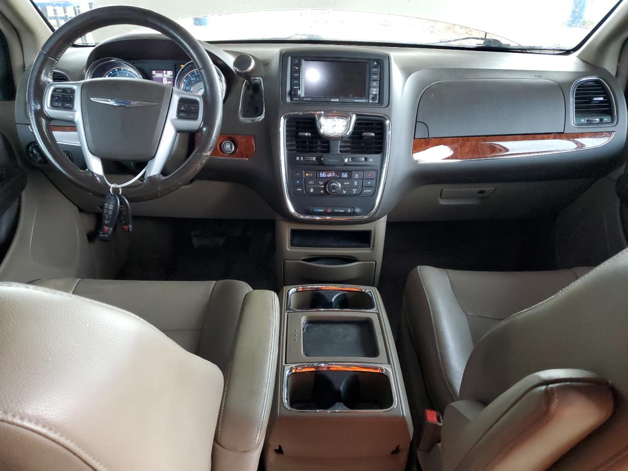 2014 Chrysler Town & Country Touring L Beige vin: 2C4RC1CG5ER133914