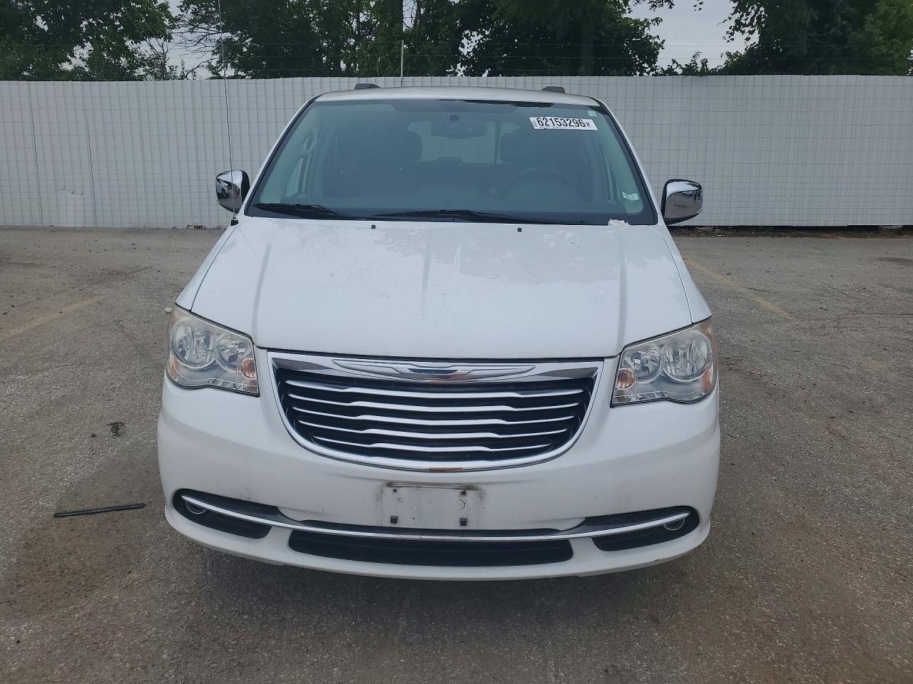 2014 Chrysler Town & Country Touring L White vin: 2C4RC1CG5ER143181