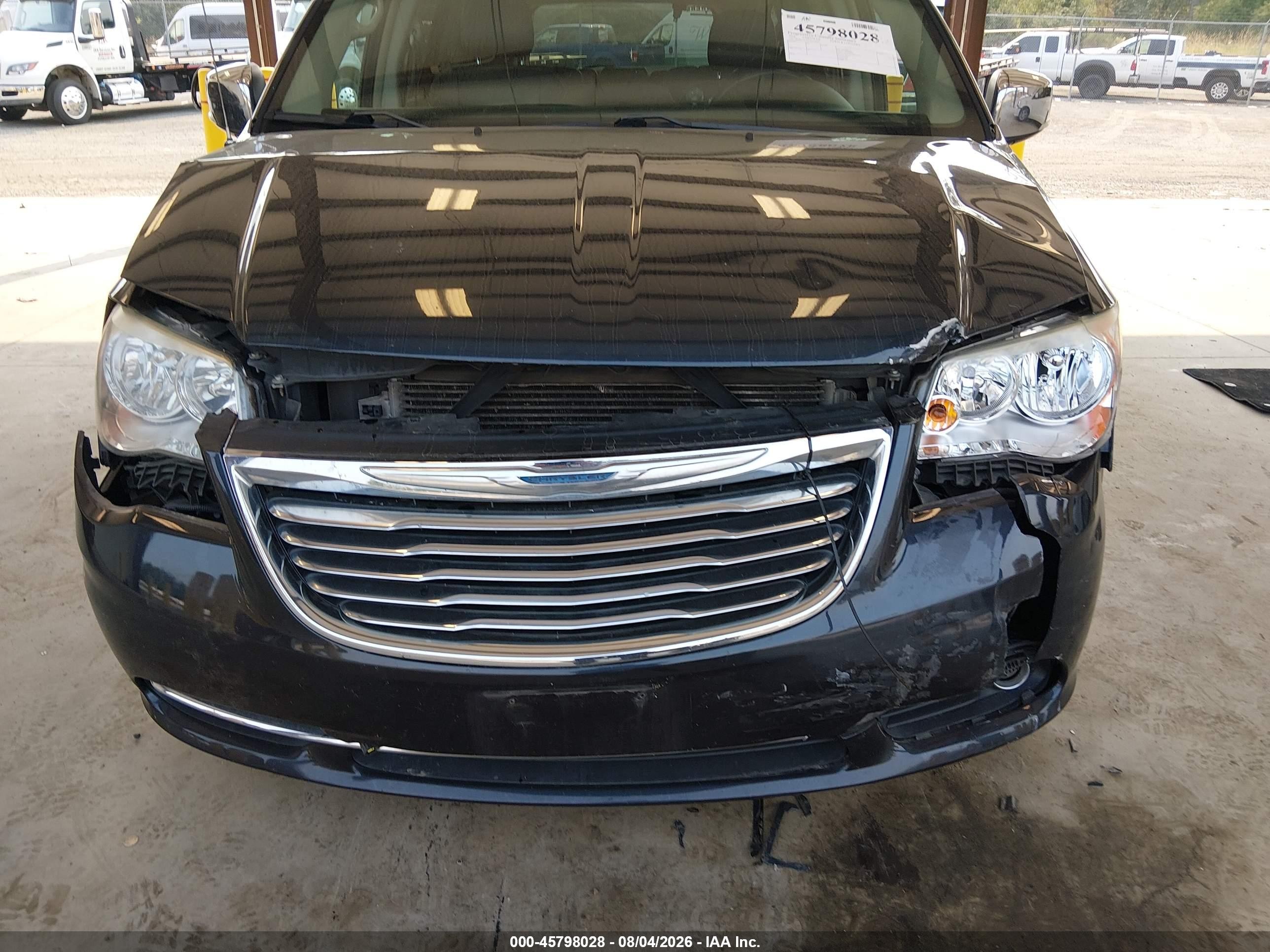 2014 Chrysler Town & Country Touring-l Gray vin: 2C4RC1CG5ER234015