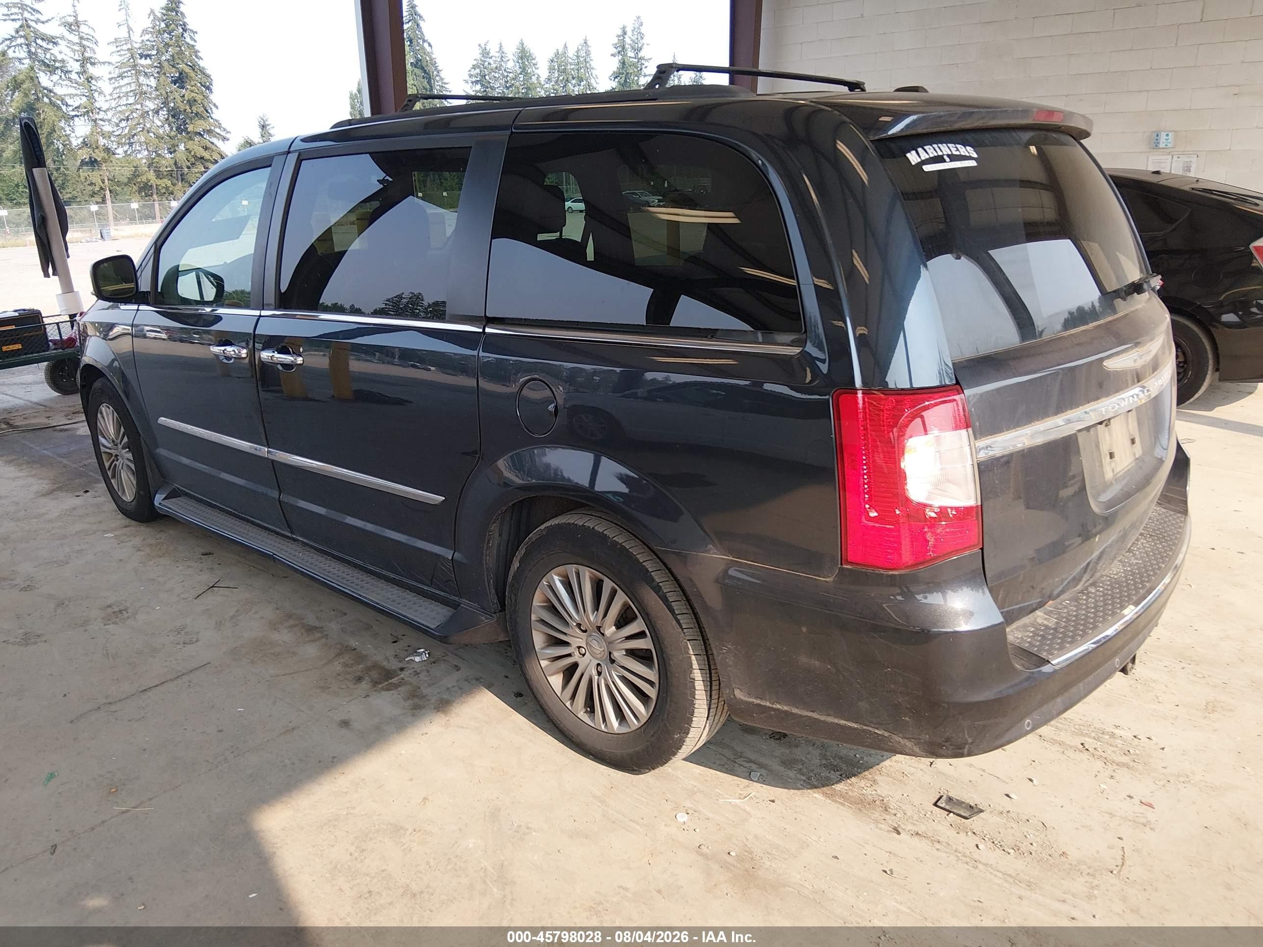 2014 Chrysler Town & Country Touring-l Gray vin: 2C4RC1CG5ER234015