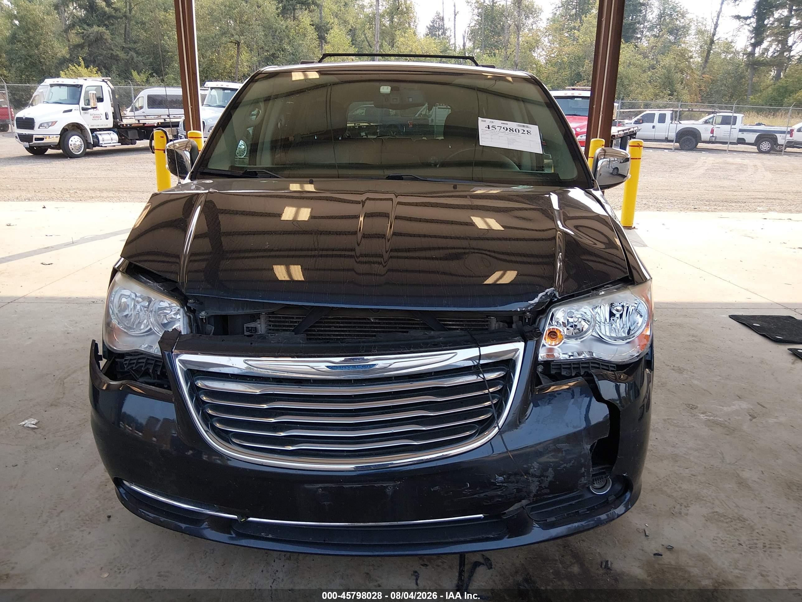 2014 Chrysler Town & Country Touring-l Gray vin: 2C4RC1CG5ER234015