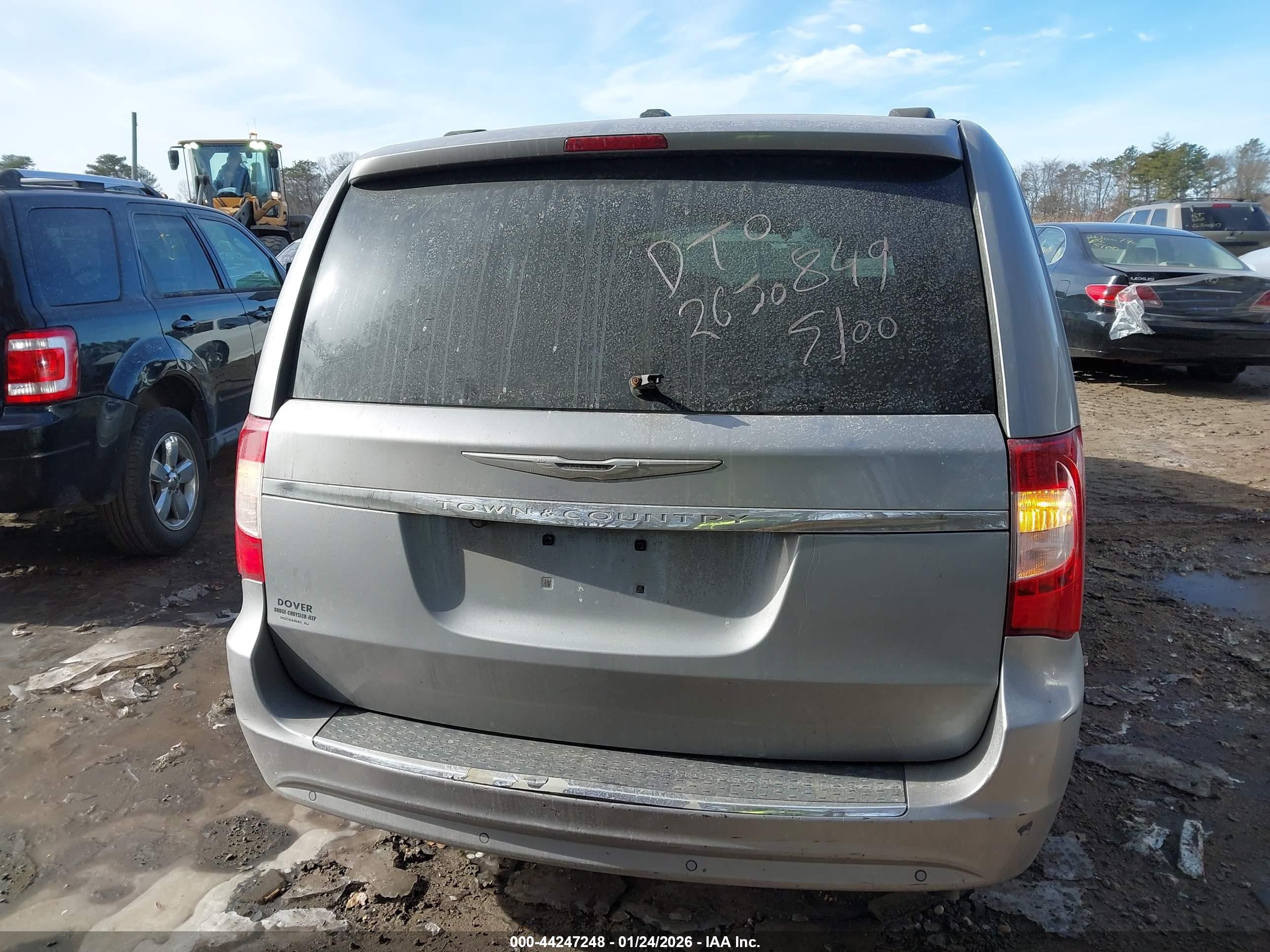 2014 Chrysler Town & Country Touring-l Gray vin: 2C4RC1CG5ER277124