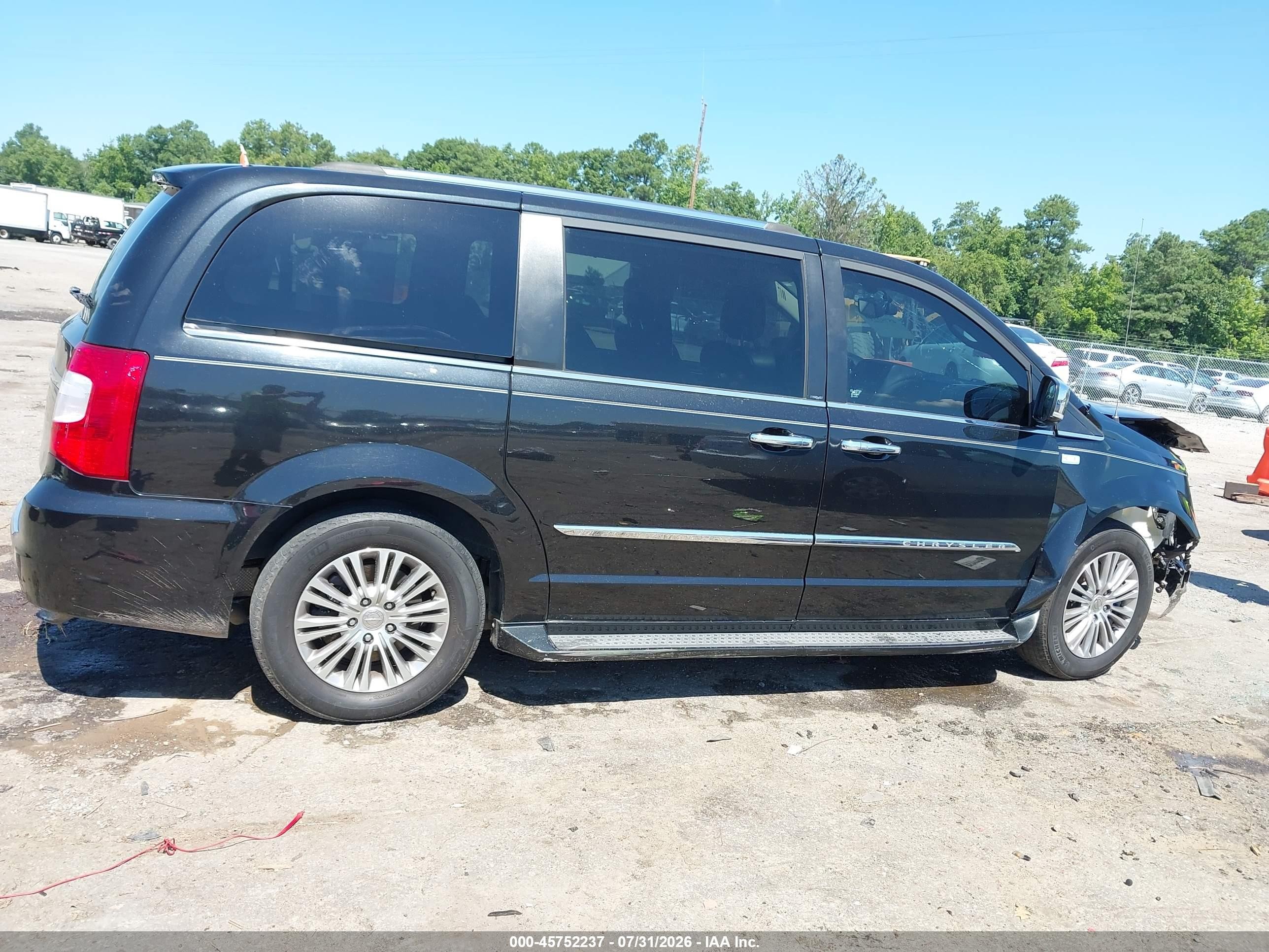 2014 Chrysler Town & Country Touring-l 30th Anniversary Black vin: 2C4RC1CG5ER300742