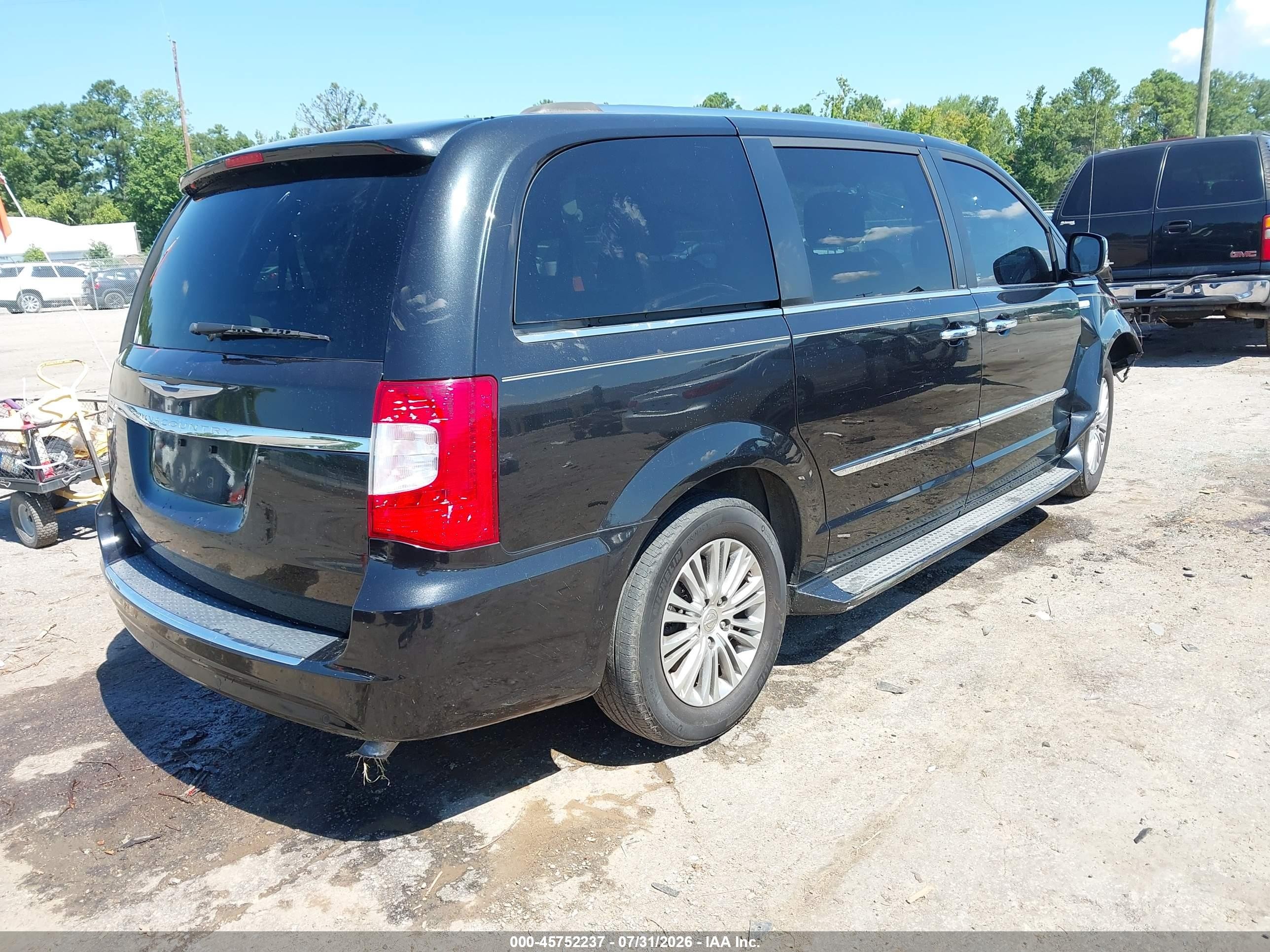 2014 Chrysler Town & Country Touring-l 30th Anniversary Black vin: 2C4RC1CG5ER300742