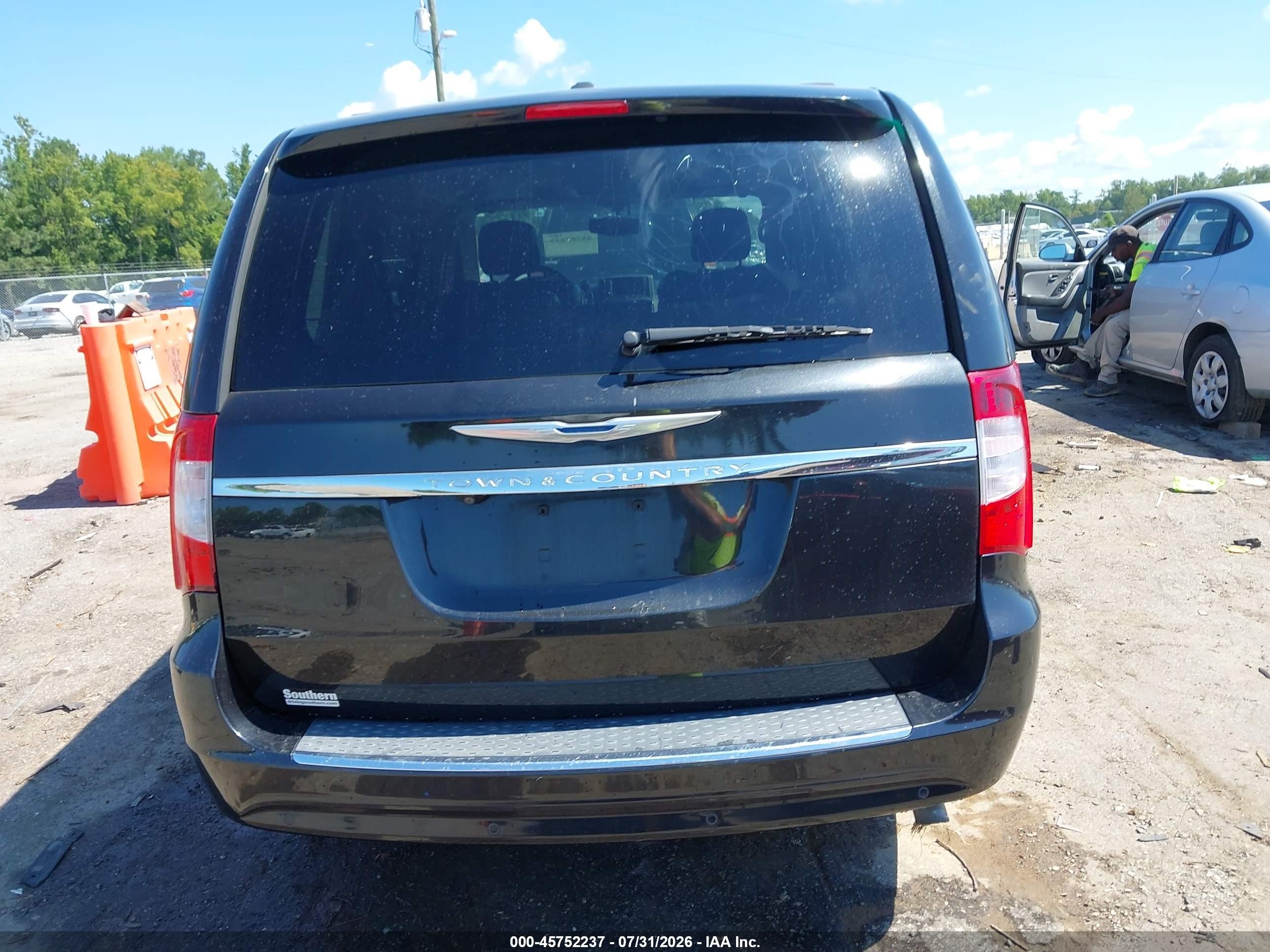 2014 Chrysler Town & Country Touring-l 30th Anniversary Black vin: 2C4RC1CG5ER300742