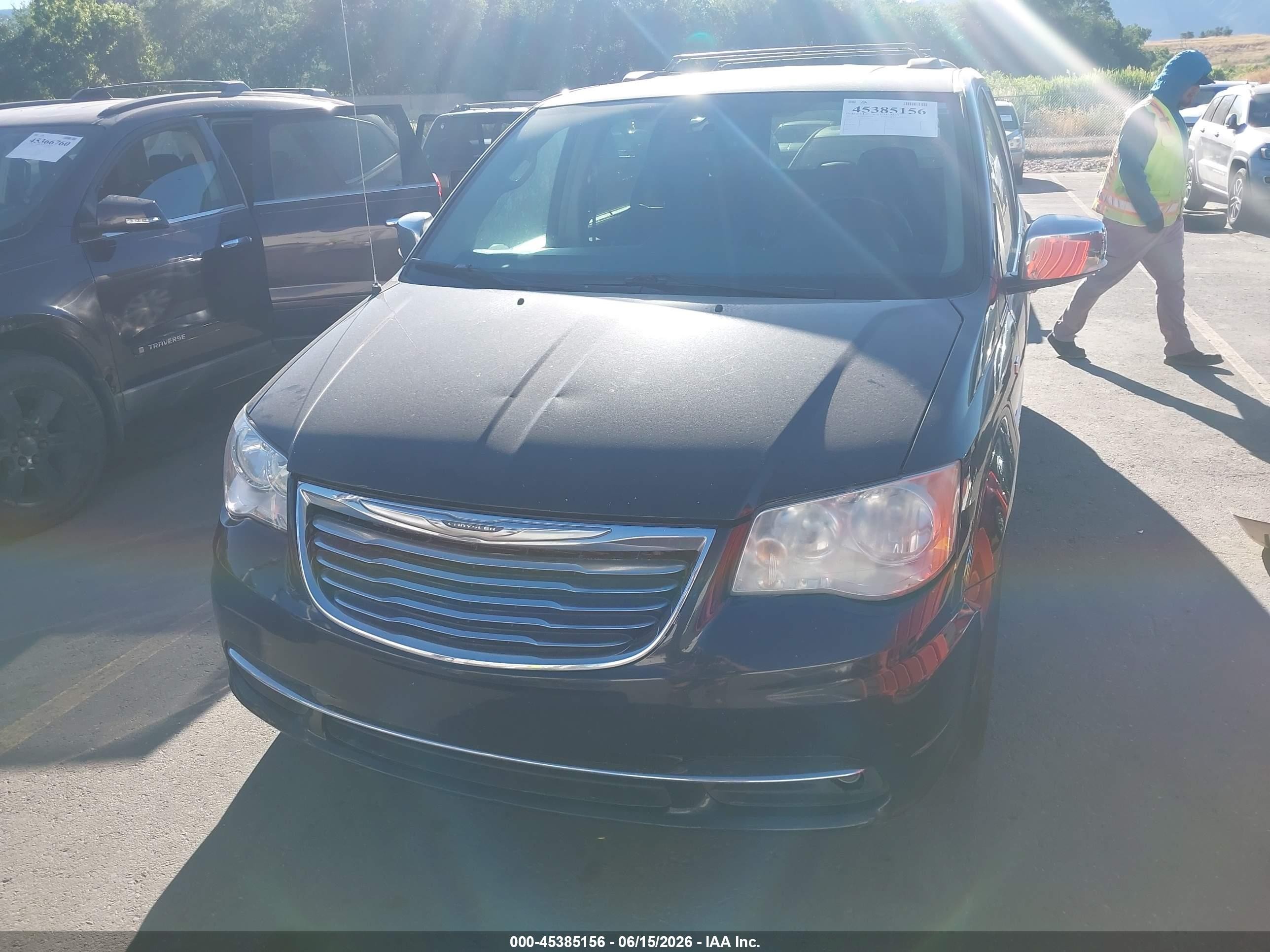2014 Chrysler Town & Country Touring-l 30th Anniversary Black vin: 2C4RC1CG5ER338813