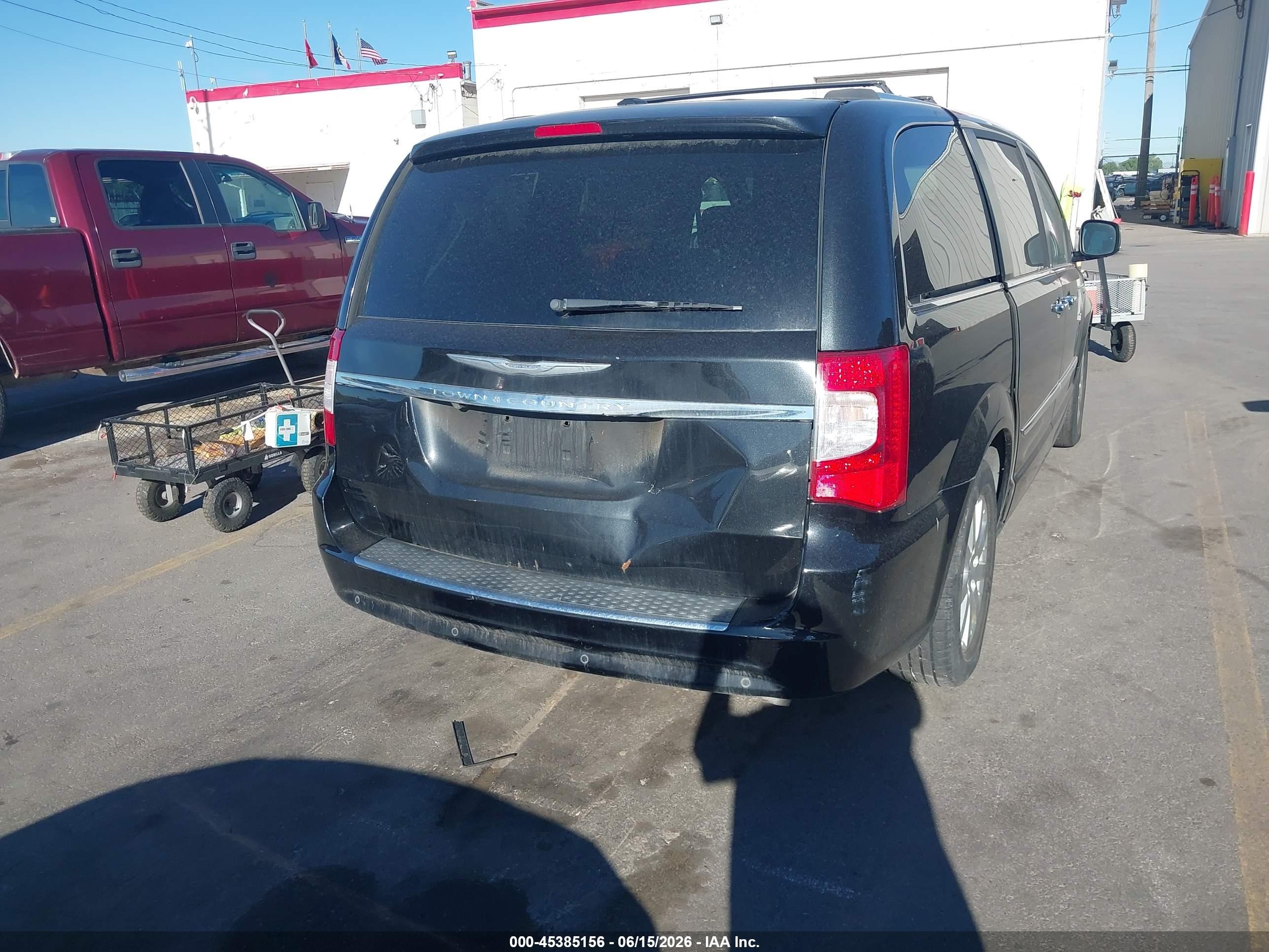 2014 Chrysler Town & Country Touring-l 30th Anniversary Black vin: 2C4RC1CG5ER338813