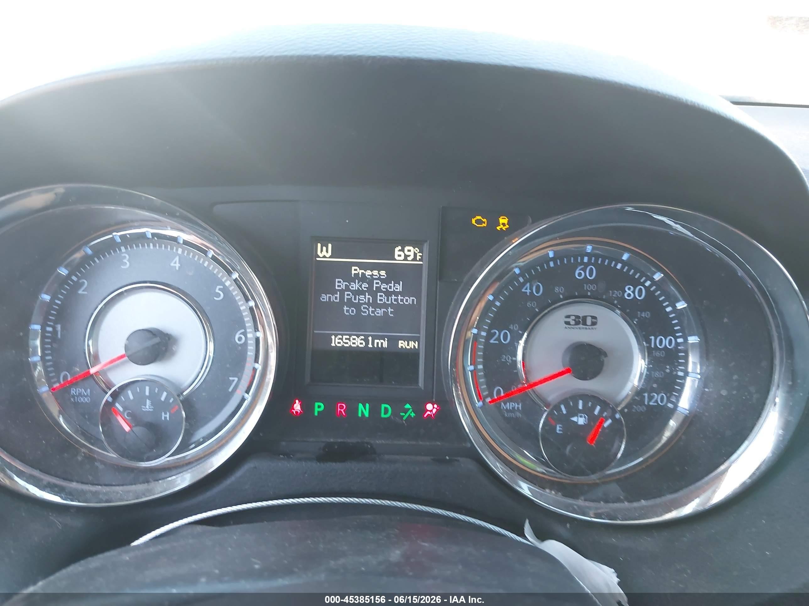 2014 Chrysler Town & Country Touring-l 30th Anniversary Black vin: 2C4RC1CG5ER338813